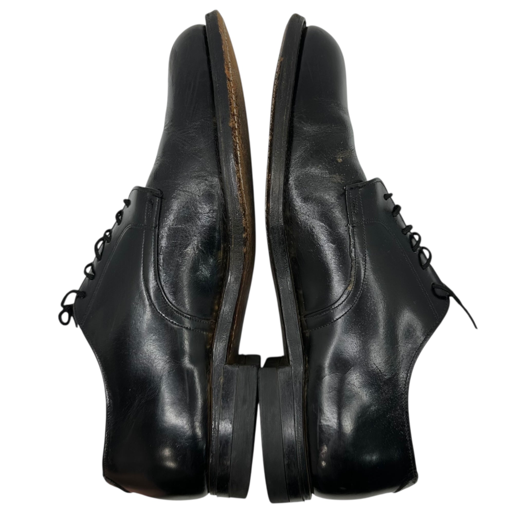 US NAVY(アメリカ海軍) 70's Service Shoes 70年代 サービス シューズ 革靴 27.5cm ブラック レザーソール