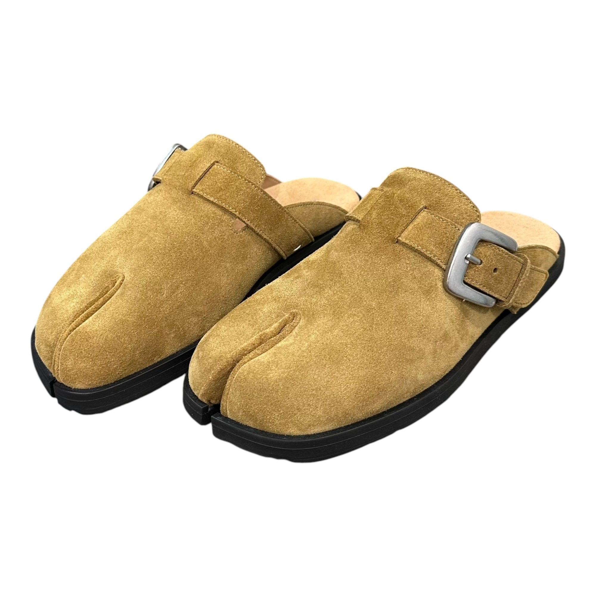 MAISON MARGIELA(メゾンマルジェラ) Tabi Anatomic Mule Slip-On Sandals 足袋 アナトミック ミュール スリッポン サンダル S57WP0108 40 ブラウン COLOR：(Cumin / クミン)