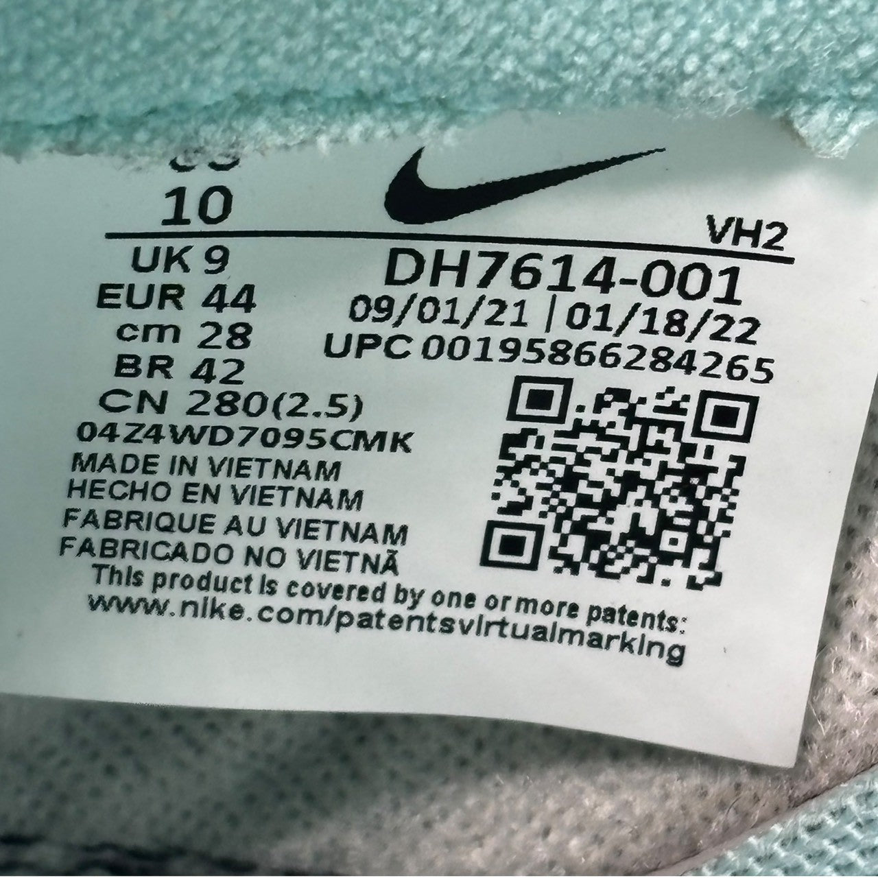 NIKE(ナイキ) Dunk Low "Barber Shop" ダンク ロー バーバーショップ DH7614-001 28cm ブラック×スカイブルー ローカット スニーカー