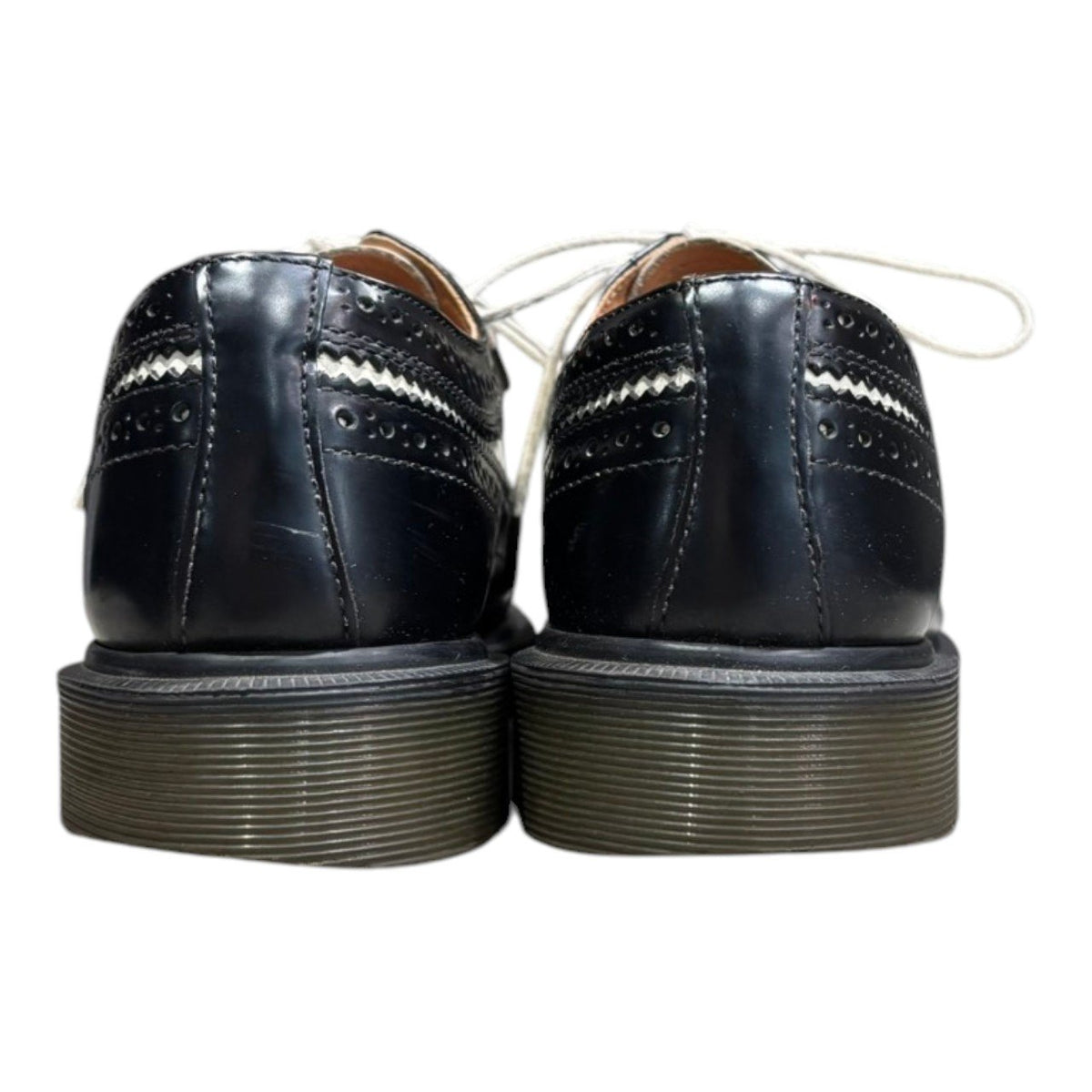 DR.MARTENS(ドクターマーチン) Made in England Wingtip Bicolor Shoes イングランド メイド ウイングチップ バイカラー シューズ 11883 26cm ブラック×ホワイト