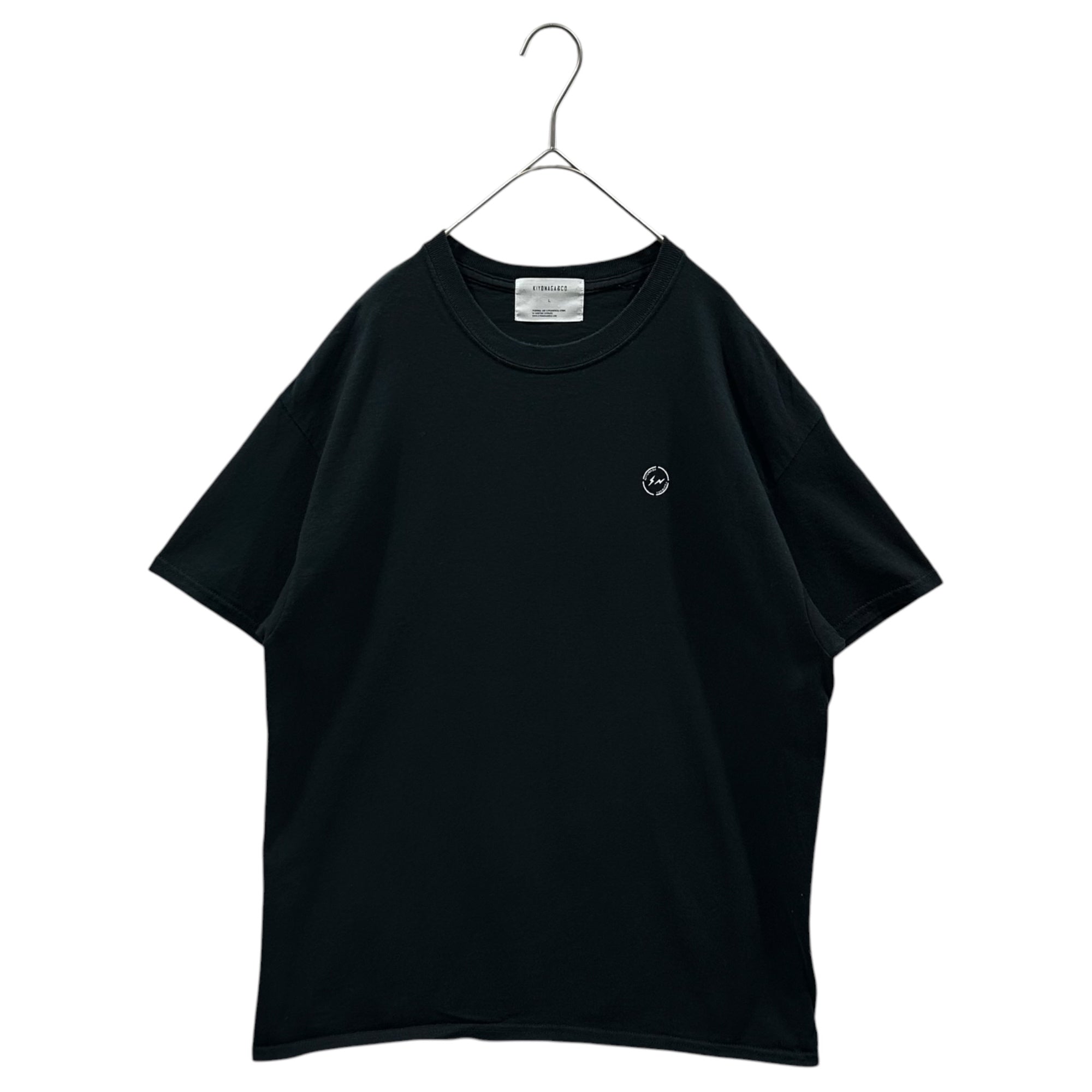 KIYONAGA&CO.×FRAGMENT DESIGN(キヨナガアンドコー×フラグメントデザイン) Print S/S Tee ロゴ プリント 半袖 Tシャツ L ブラック SOPH.
