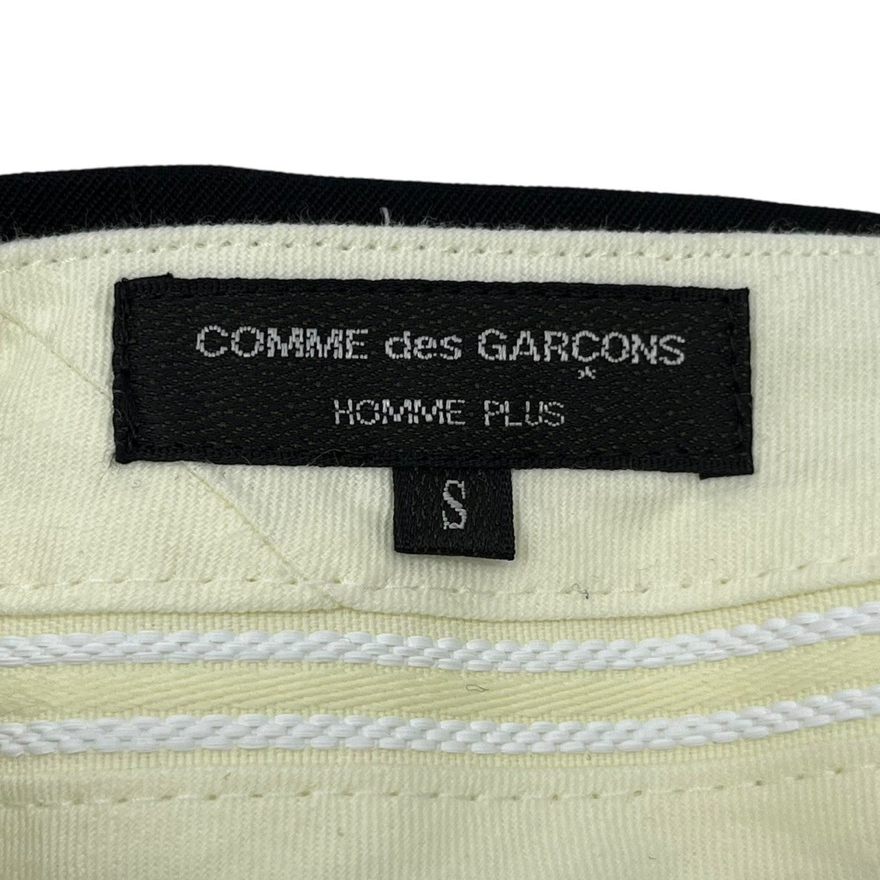 COMME des GARCONS HOMME PLUS(コムデギャルソンオムプリュス) 22AW nomad期 Gathered Hem Wool Trousers 裾 ギャザー ウール トラウザーズ スラックス PJ-P045 S ブラック AD2022