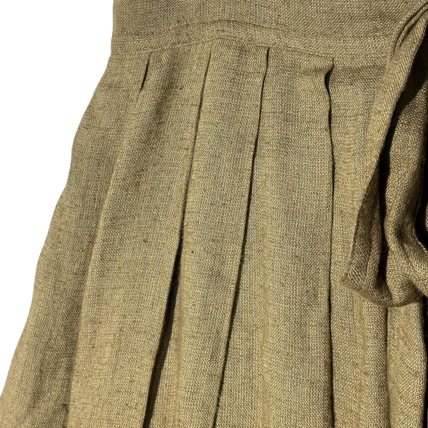 ISSEY MIYAKE(イッセイミヤケ) 70's Toriko Pen Tag Super Wide Hakama Pants 70年代 トリコ筆タグ スーパー ワイド 袴 パンツ MB22496 9 カーキ SAMPLE品 稀少