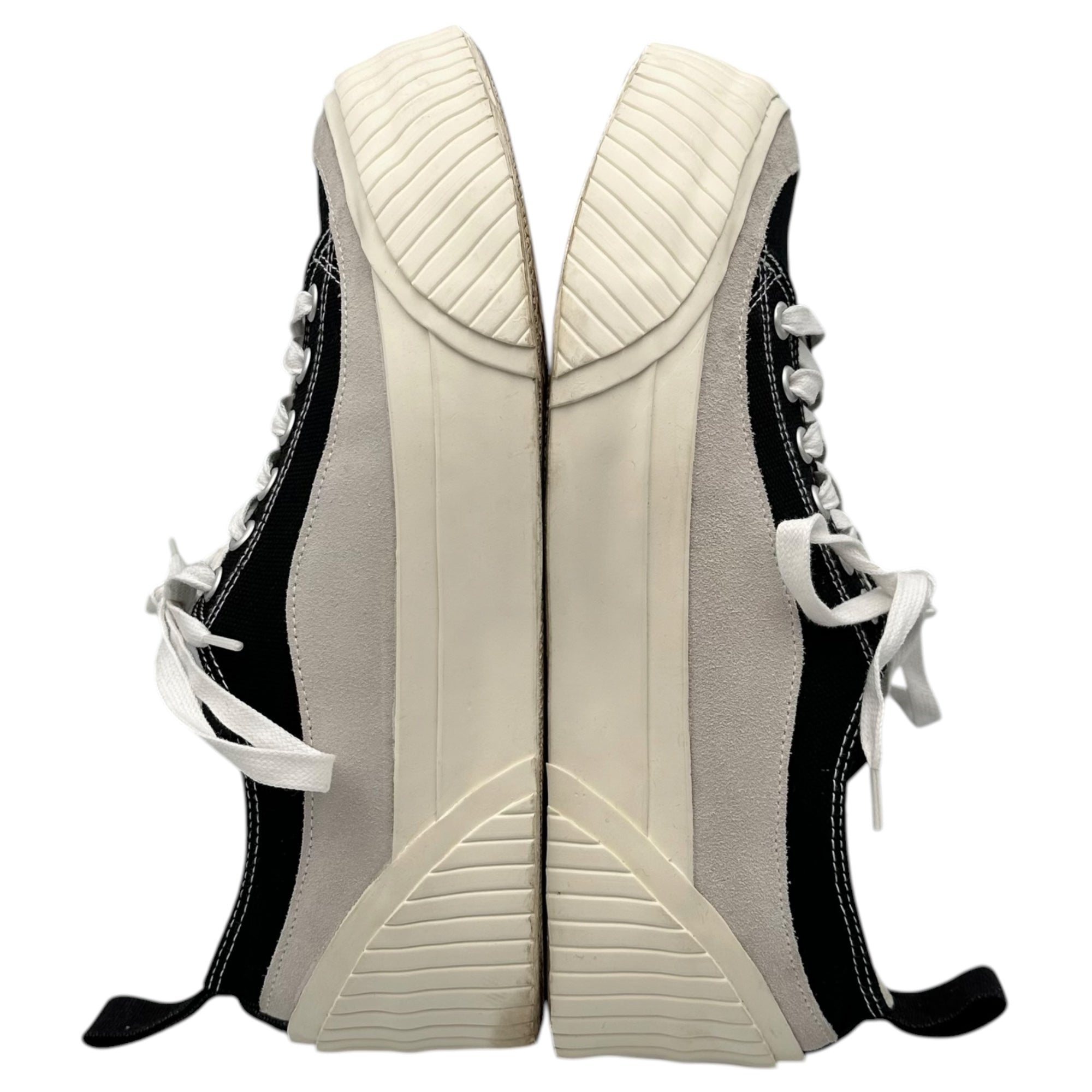 The Viridi-anne(ザヴィリディアン) Low Cut Sneaker ローカット スニーカー VI-3474-09 2 ホワイト×ブラック 厚底 スウェード