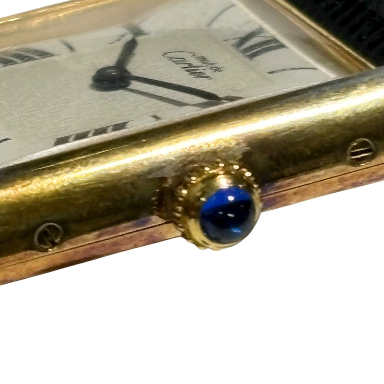 Cartier(カルティエ) 1996~1998's Vintage Must Tank LM ヴィンテージ マスト タンク LM 腕時計 Ref.1615 LM(23x30mm) ホワイト×ゴールド 90年代 90's CC13**** クオーツ