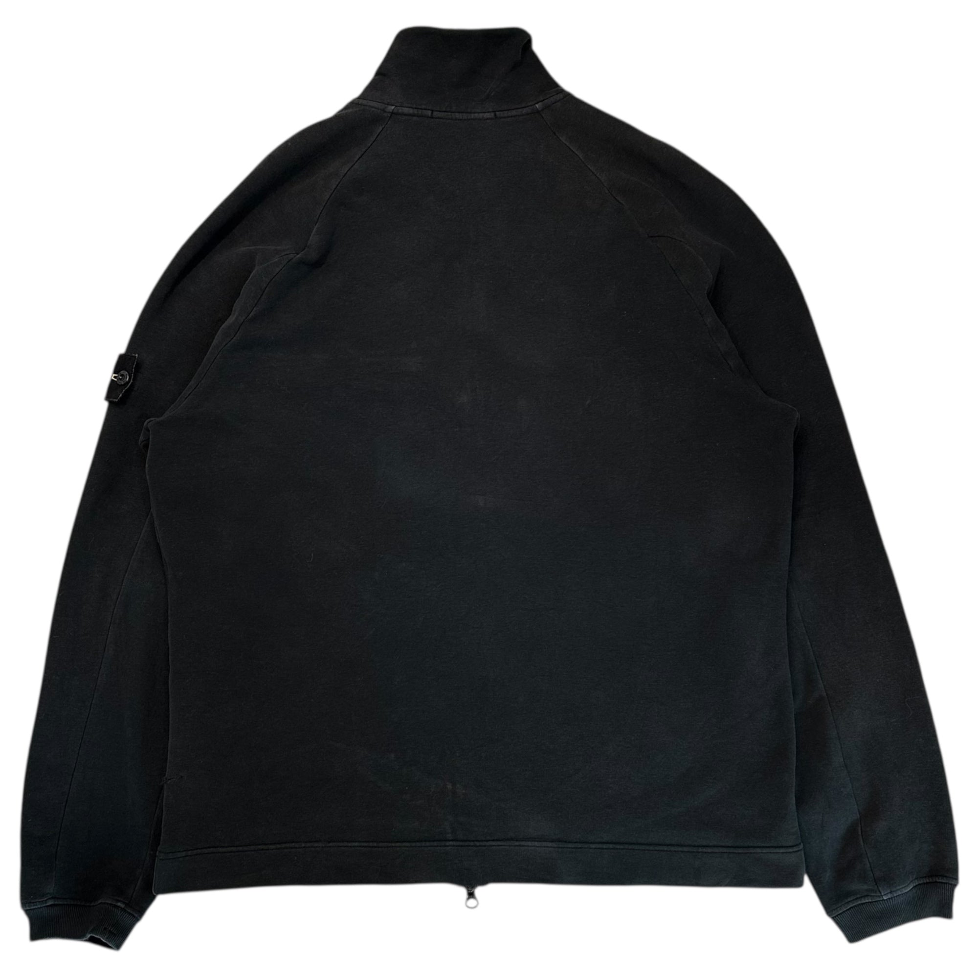 STONE ISLAND(ストーンアイランド) 22AW Compass Patch Zip Jacket コンパス パッチ ジップ ジャケット 771561151 L ブラック スウェット