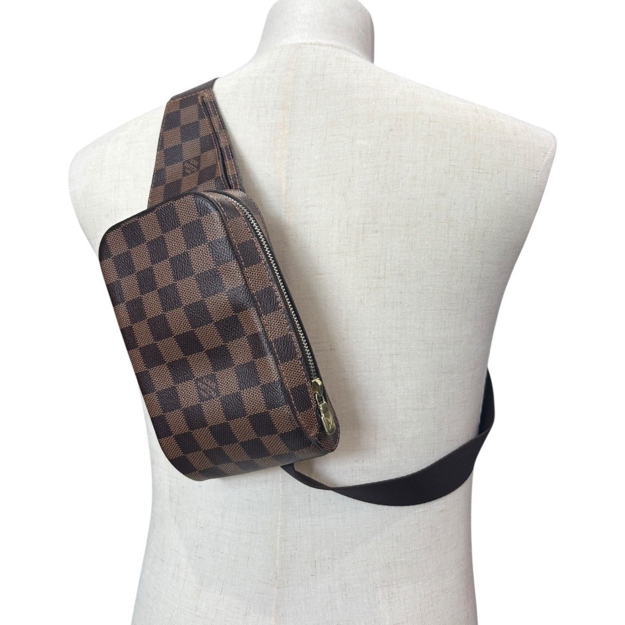 LOUIS VUITTON(ルイヴィトン) Geronimos - Damier ジェロニモス - ダミエ ショルダー バッグ N51994 ブラウン CA2171 2011年製 最終モデル 斜め掛け ボディ