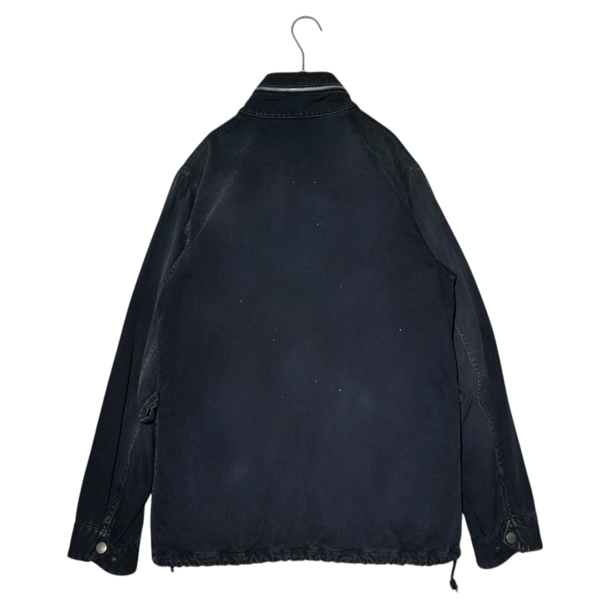 assemble a.k.a AFFA(アッセンブルエーケーエーエーエフエフエー) Vintage-Washed Military-Inspired Cotton Jacket ヴィンテージ加工 ミリタリー インスパイア コットン ジャケット AFK4202 L ネイビー