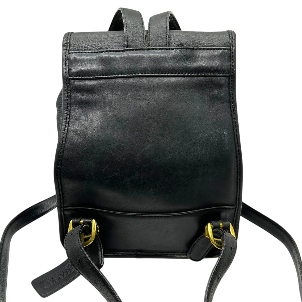 COACH(コーチ) OLD COACH leather mini rucksack レザー ミニ リュック 101-78 ブラック