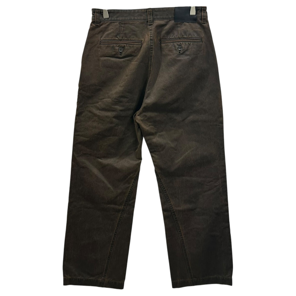 Name.(ネーム) 2026SS WAX COATING STRAIGHT TROUSERS : DELTA SHAPE ワックスコーティング ストレート パンツ NMPT-038 1 ブラウン
