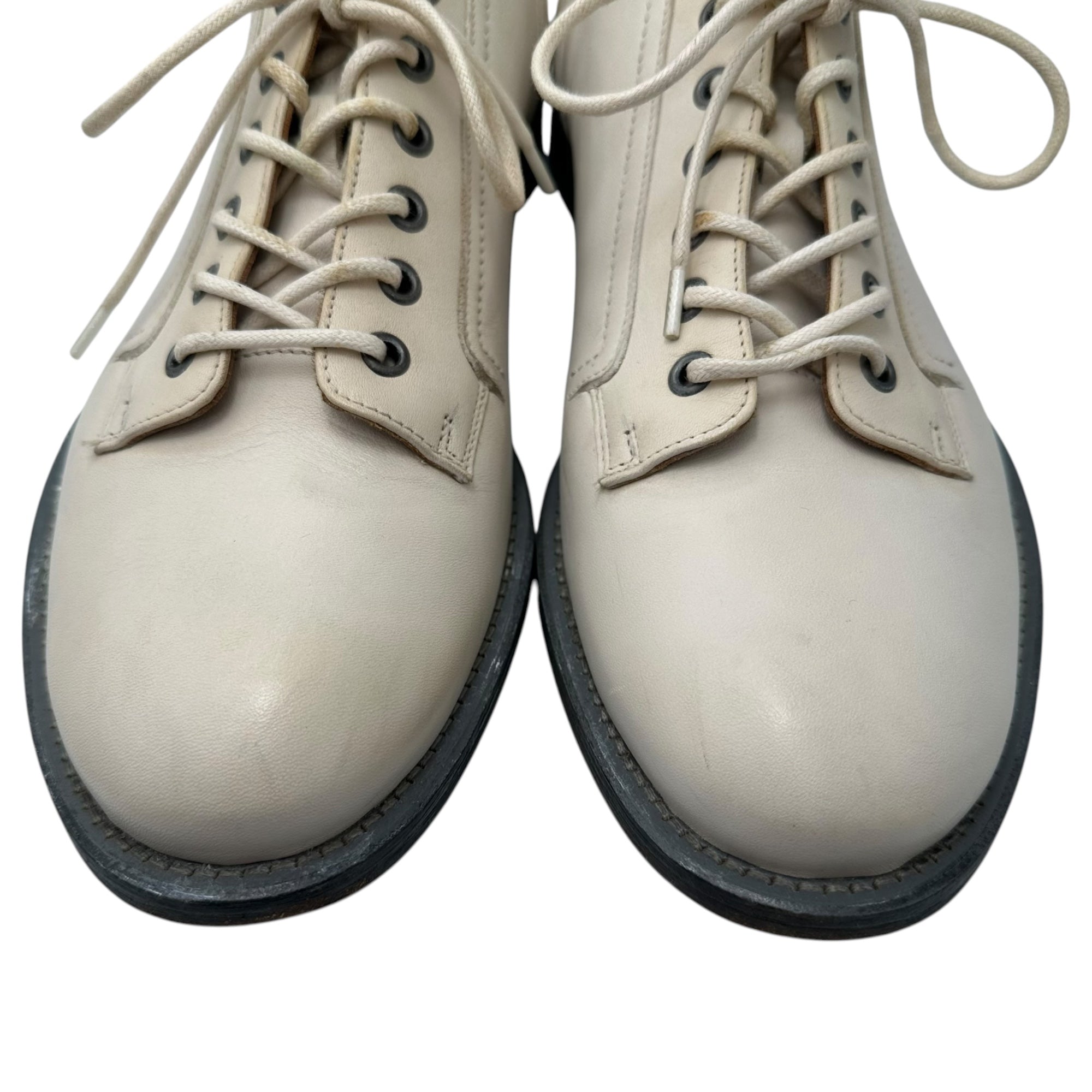 McQ(マックキュー) Old 6-Hole Plain-Toe Leather Shoes オールド 6