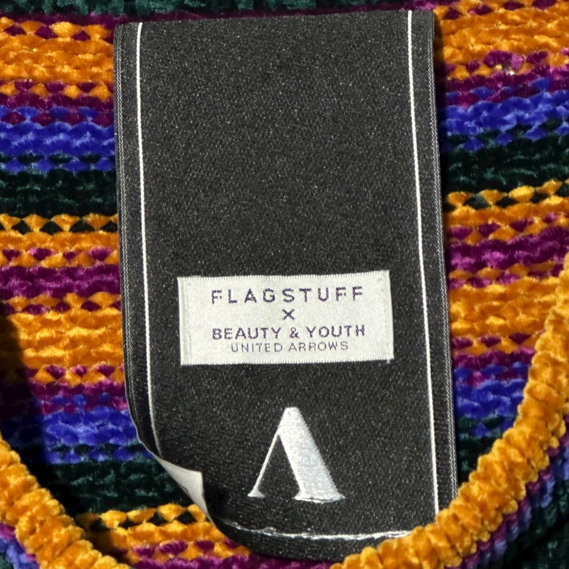 F-LAGSTUF-F × BEAUTY&YOUTH UNITED ARROWS(フラッグスタッフ × ビューティアンドユース) Mix Border Low Gauge Knit ミックス ボーダー ローゲージ ニット 2016AW-FS-06-L-BY FREE マルチカラー