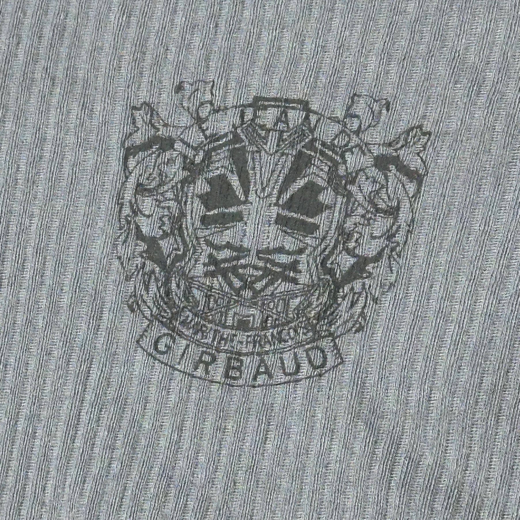 MARITHE FRANCOIS GIRBAUD(マリテフランソワジルボー) 00's V-neck Ribbed Cardigan Vネック リブ カーディガン F5-6736 S グレー Y2K