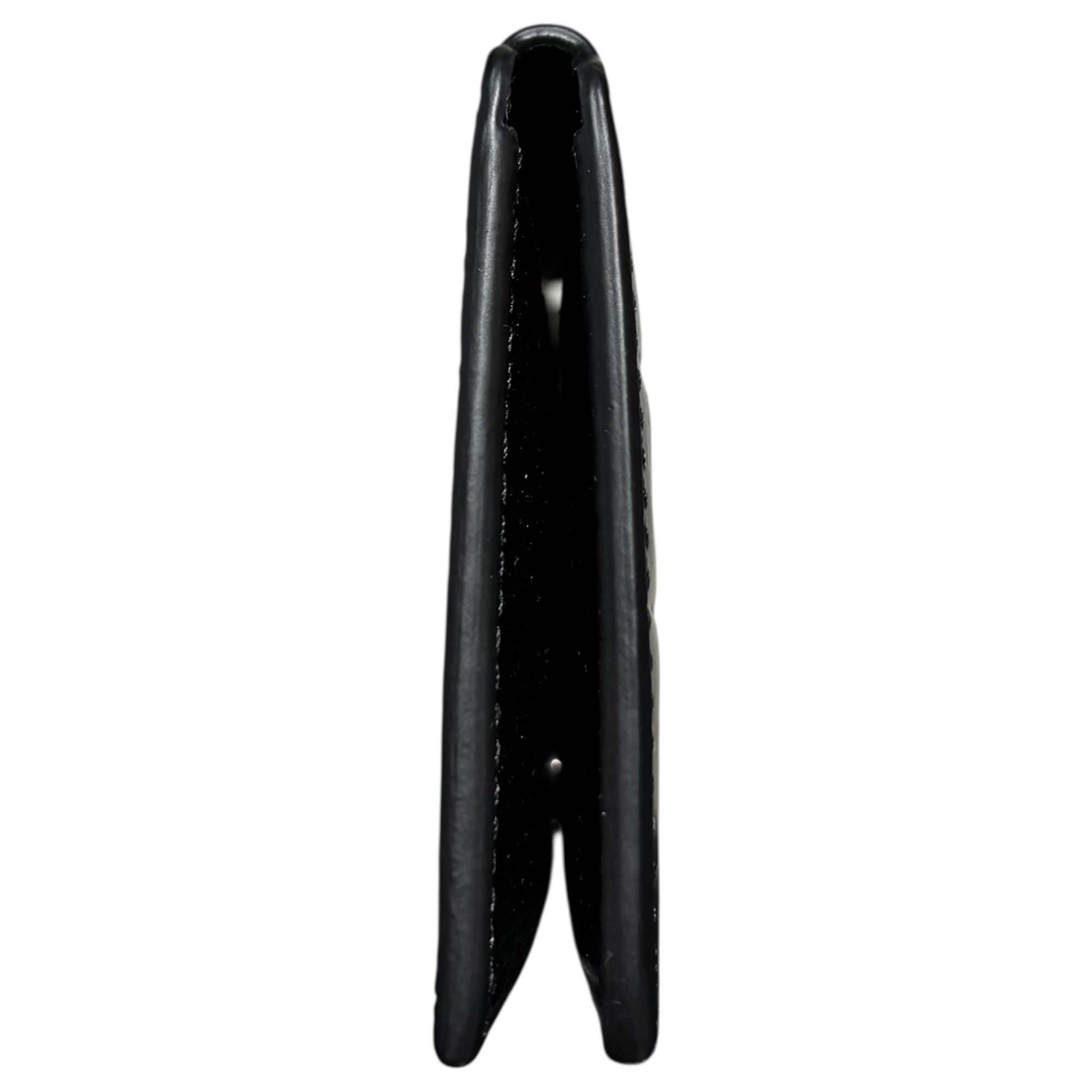 MAISON MARGIELA(メゾンマルジェラ) 24AW Crocodile Embossed Leather Card Case クロコ 型押し レザー カード ケース SA2VX0001 ブラック