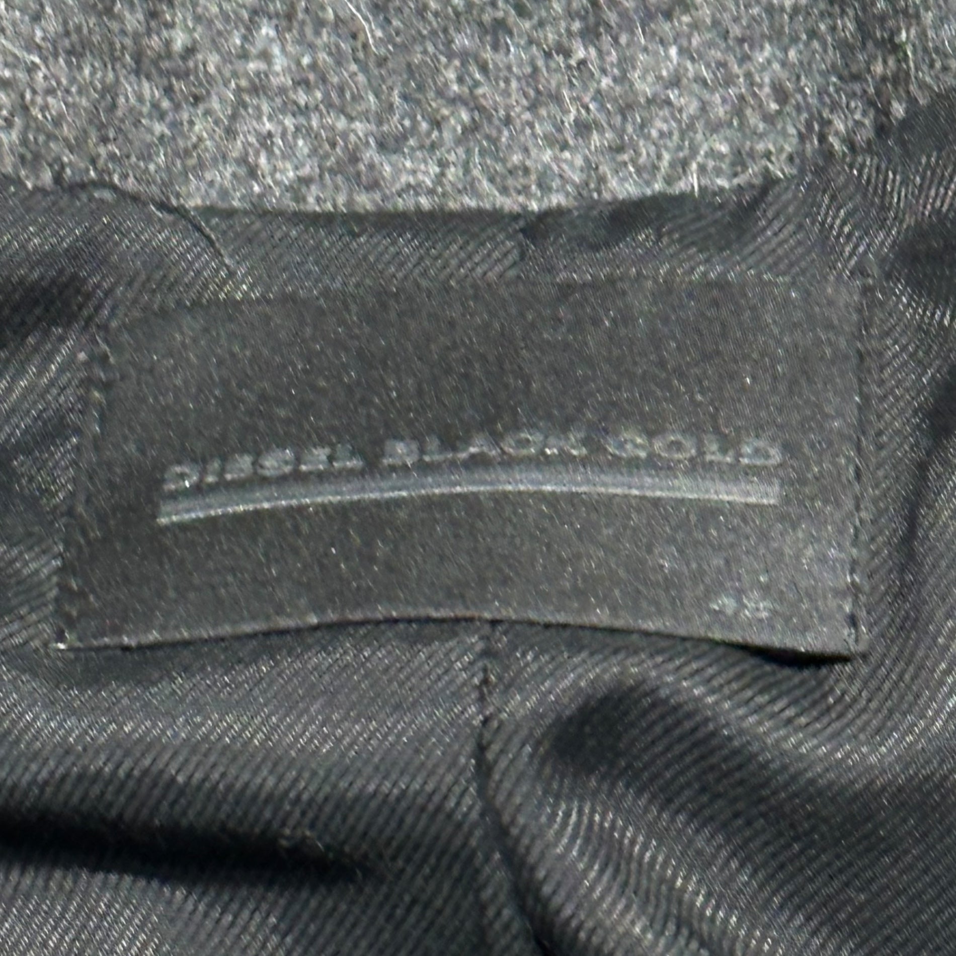 DIESEL BLACK GOLD(ディーゼルブラックゴールド) 5 ZIP Melton Wool Stand Collar Coat メルトン ウール ステンカラー コート 48(M程度) グレー ショート