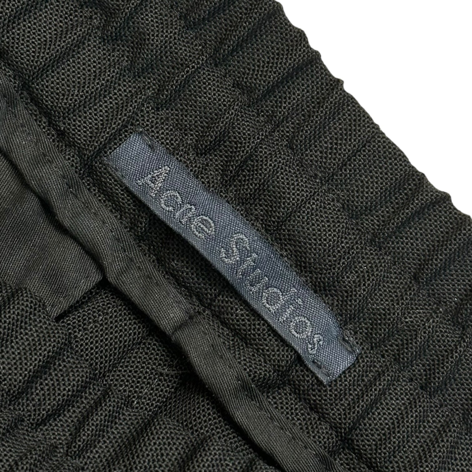 Acne Studios(アクネストゥディオズ) RYDER L TRAVEL Easy Pants イージー パンツ 20G156- 44 ブラック スラックス