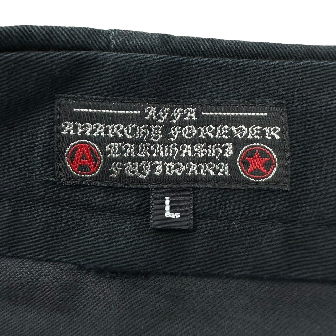 AFFA(エーエフエフエー) Circle logo Chino pants サークルロゴ チノパン L ブラック