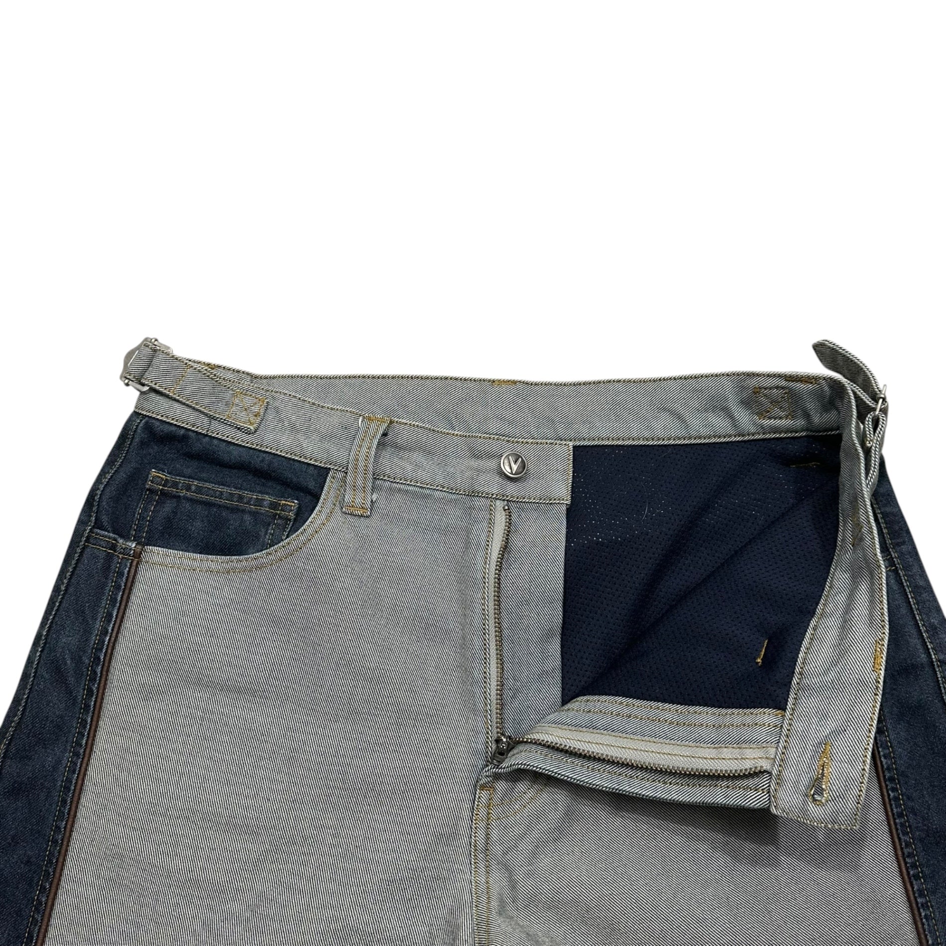 SUPREME × VANSON(シュプリーム × バンソン) 25SS Leathers Cordura Cotton Pant バンソン レザー コーデュラ コットン カーゴ パンツ 30 ライトインディゴ×インディゴ
