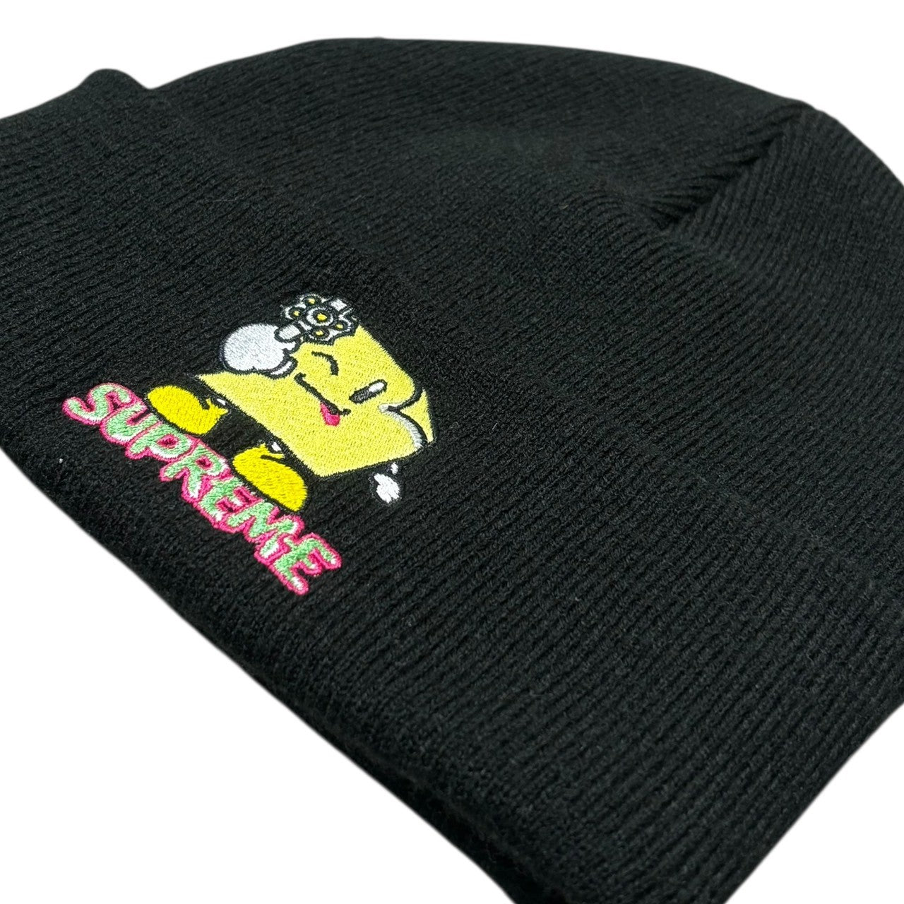 SUPREME(シュプリーム) 22SS Sticky Note Beanie スティッキー ノート ビーニー ブラック ニット帽