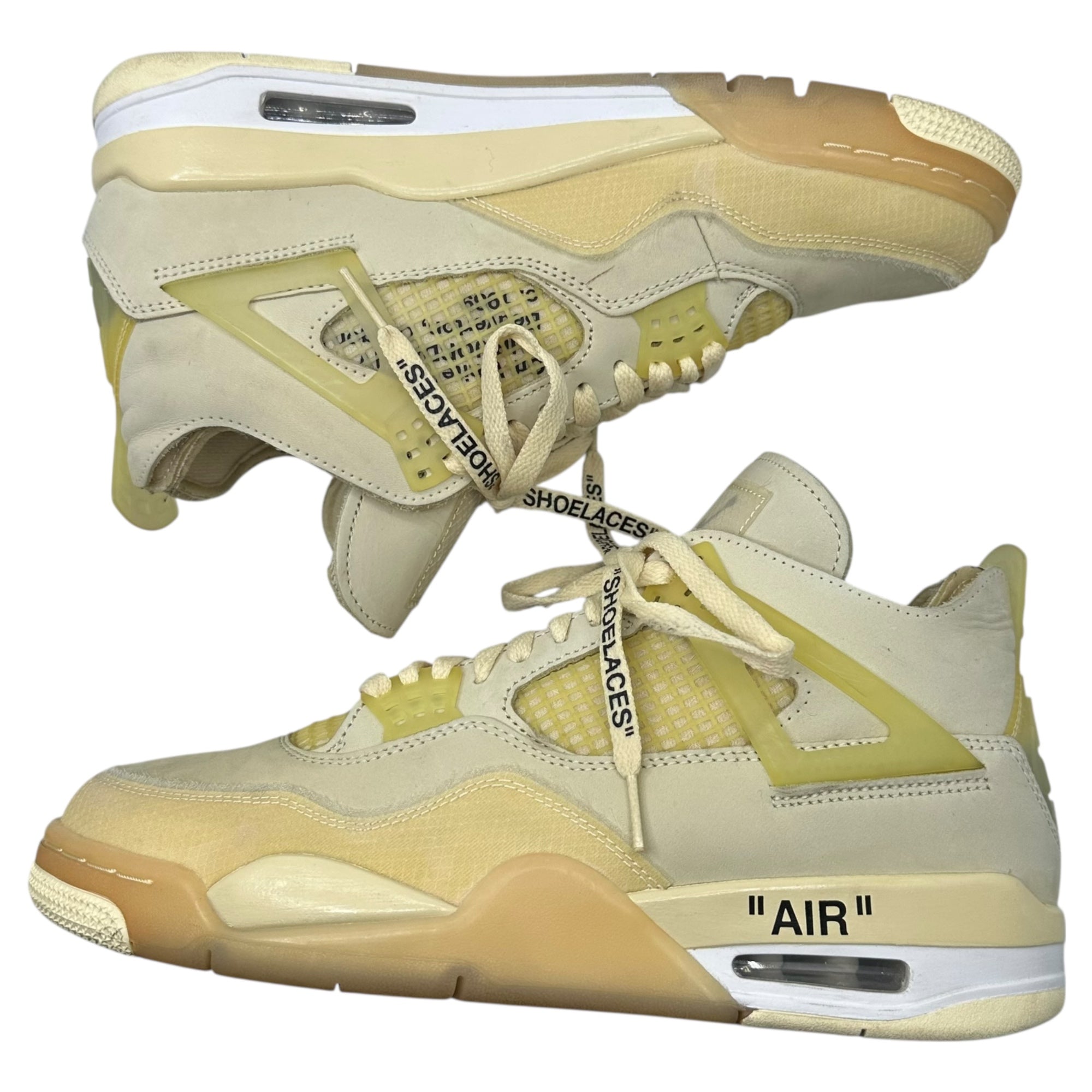 NIKE×Off-White(ナイキ×オフホワイト) Women's Air Jordan 4 SP "Sail" エアジョーダン 4 セイル CV9388-100 28cm アイボリー×ホワイト コラボ スニーカー
