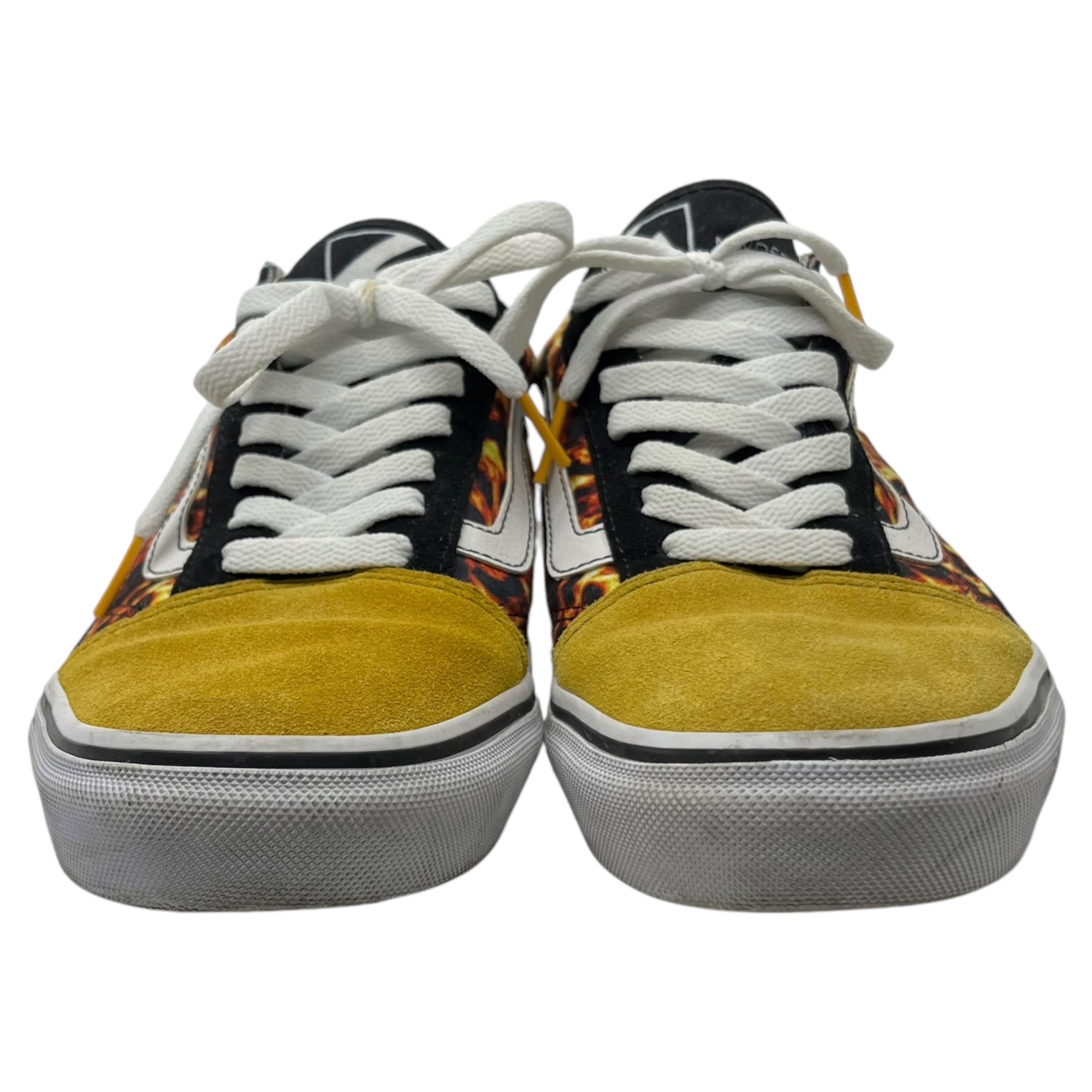 VANS×mindseeker(バンズ×マインドシーカー) OLD SKOOL "MINDSEEKER" FLAME オールド スクール 569533-0002 26cm イエロー×ブラック ローカット スニーカー コラボ