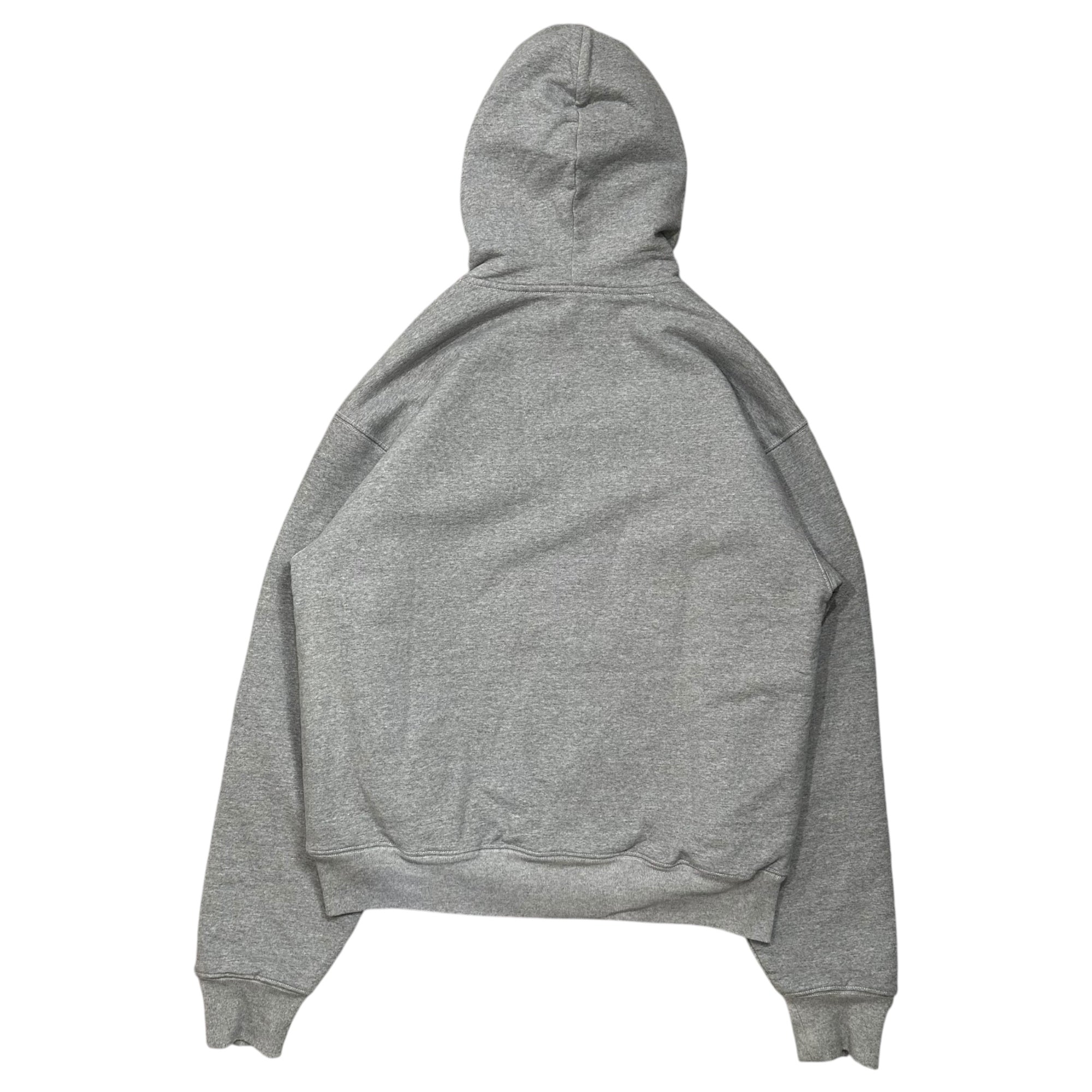 STUSSY(ステューシー) Double Face Label Zip Hoodie ダブル フェイス ラベル ジップ パーカー L ライトグレー