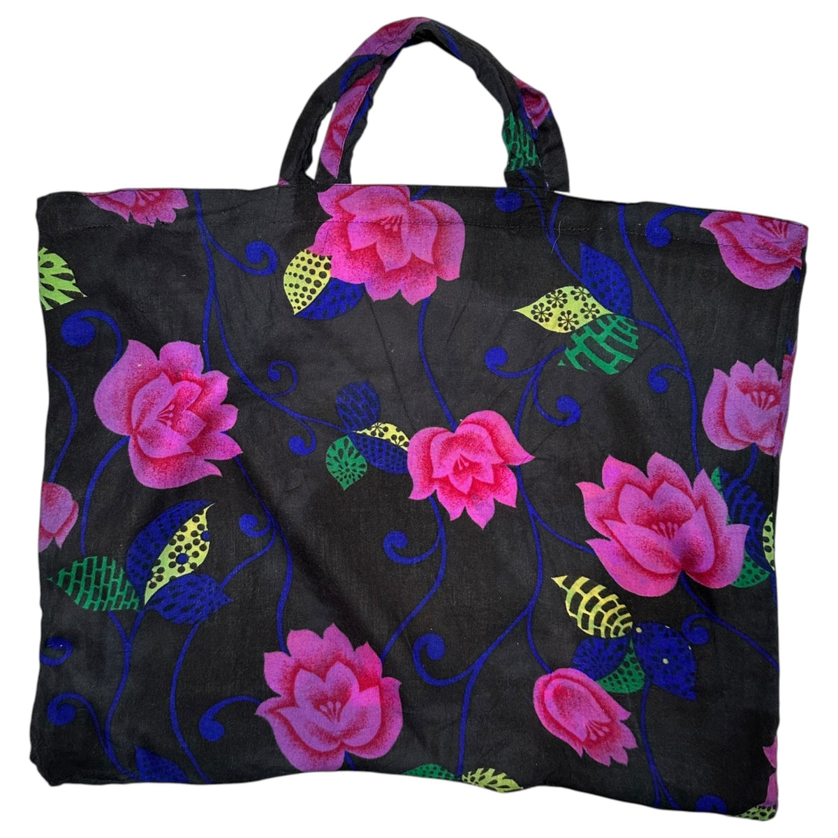 COMME des GARCONS(コムデギャルソン) Aoyama Original Flower Tote Bag 青山限定 フラワー トート バッグ KK312010 ブラック×ピンク