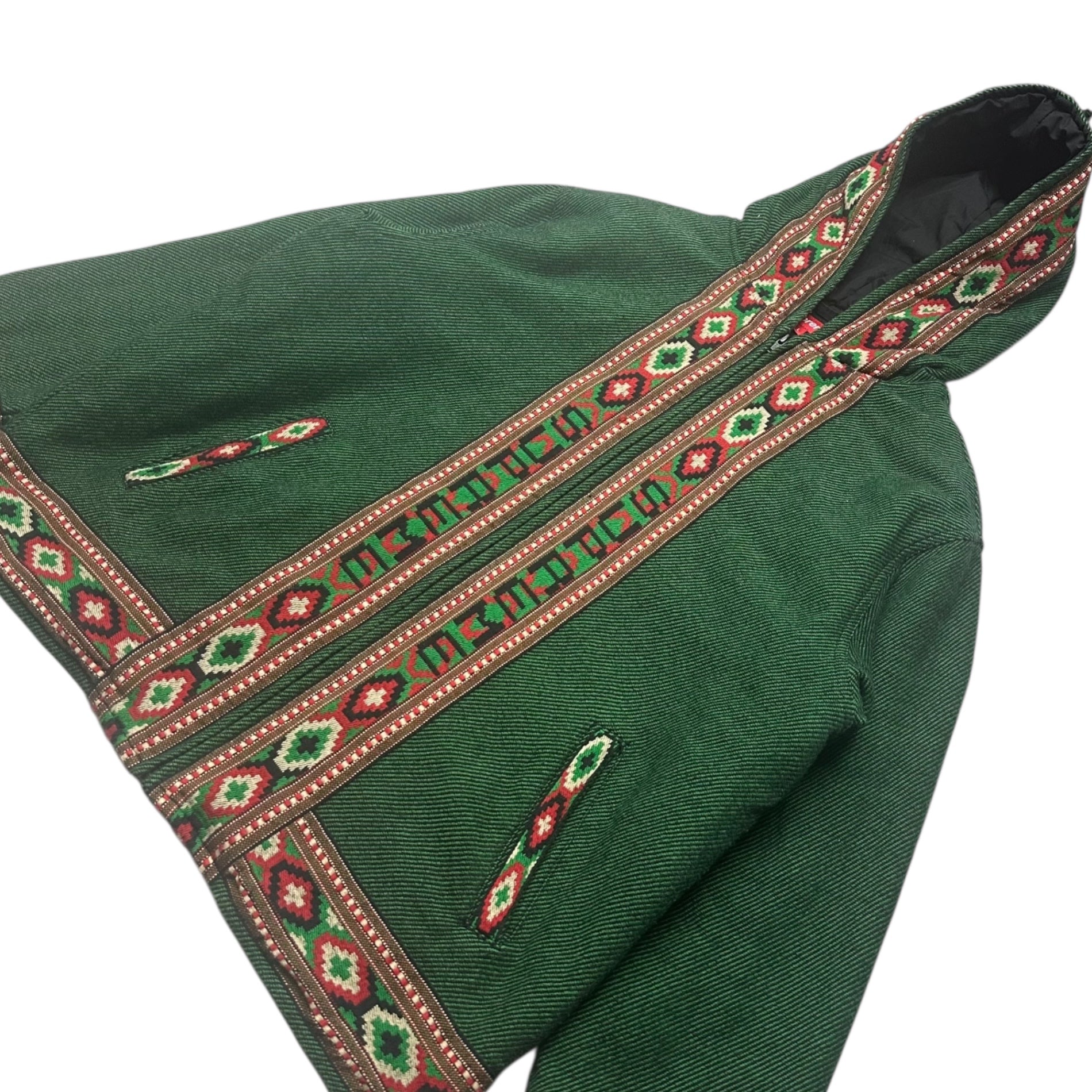 SUPREME(シュプリーム) 20SS WOVEN HOODED JACKET 織り フーデッド ジャケット L グリーン