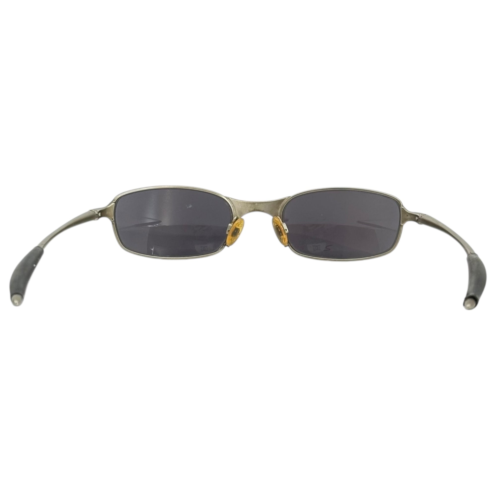 OAKLEY(オークリー) 00's Mirror Lens Metal Sunglasses ミラー レンズ メタル サングラス シルバー Y2K テック