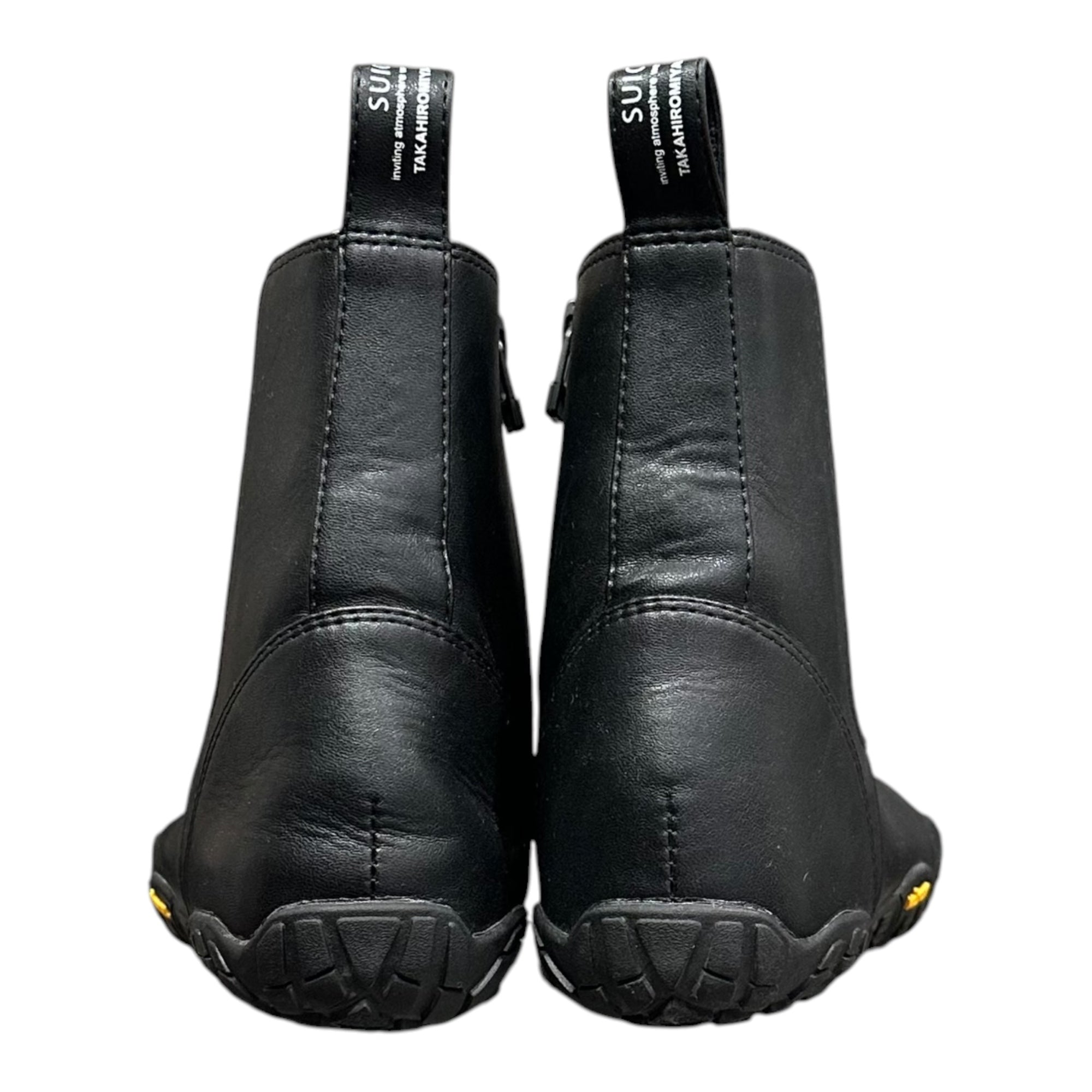 TAKAHIRO MIYASHITA The Soloist.(タカヒロミヤシタザソロイスト) 22SS NIN-CHELSEA SOL Five Finger Boots 忍者 チェルシー ファイブ フィンガー ブーツ  SS22MCH1 24.0cm ブラック SUICOKE Vibram