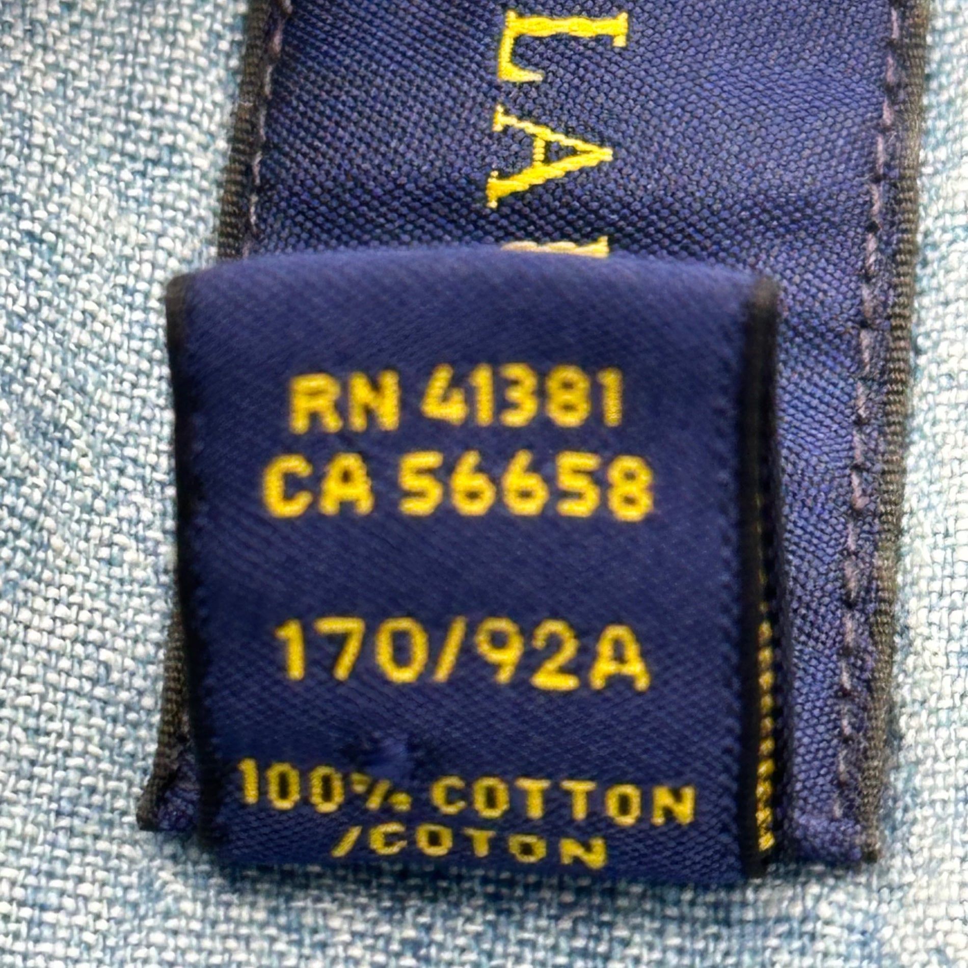RALPH LAUREN(ラルフローレン) BD WOVER CHAMBRAY SHIRT ロゴ シャンブレー ボタンダウン 長袖 シャツ S スカイブルー