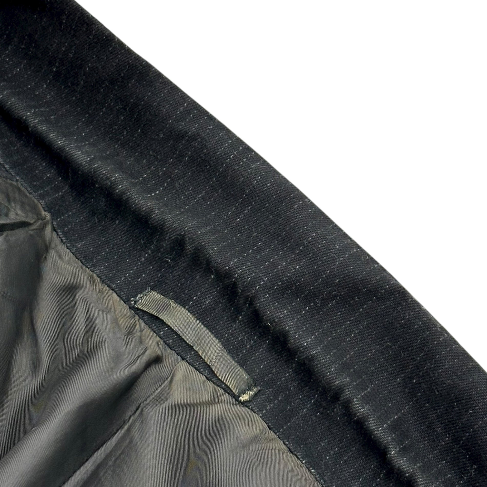 CAROL CHRISTIAN POELL(キャロルクリスチャンポエル) 02AW Archive 1B Stripe Design Tailored Jacket アーカイブ 1ボタン ストライプ デザイン テーラード ジャケット FALL 02/03 稀少品 S程度 ブラック