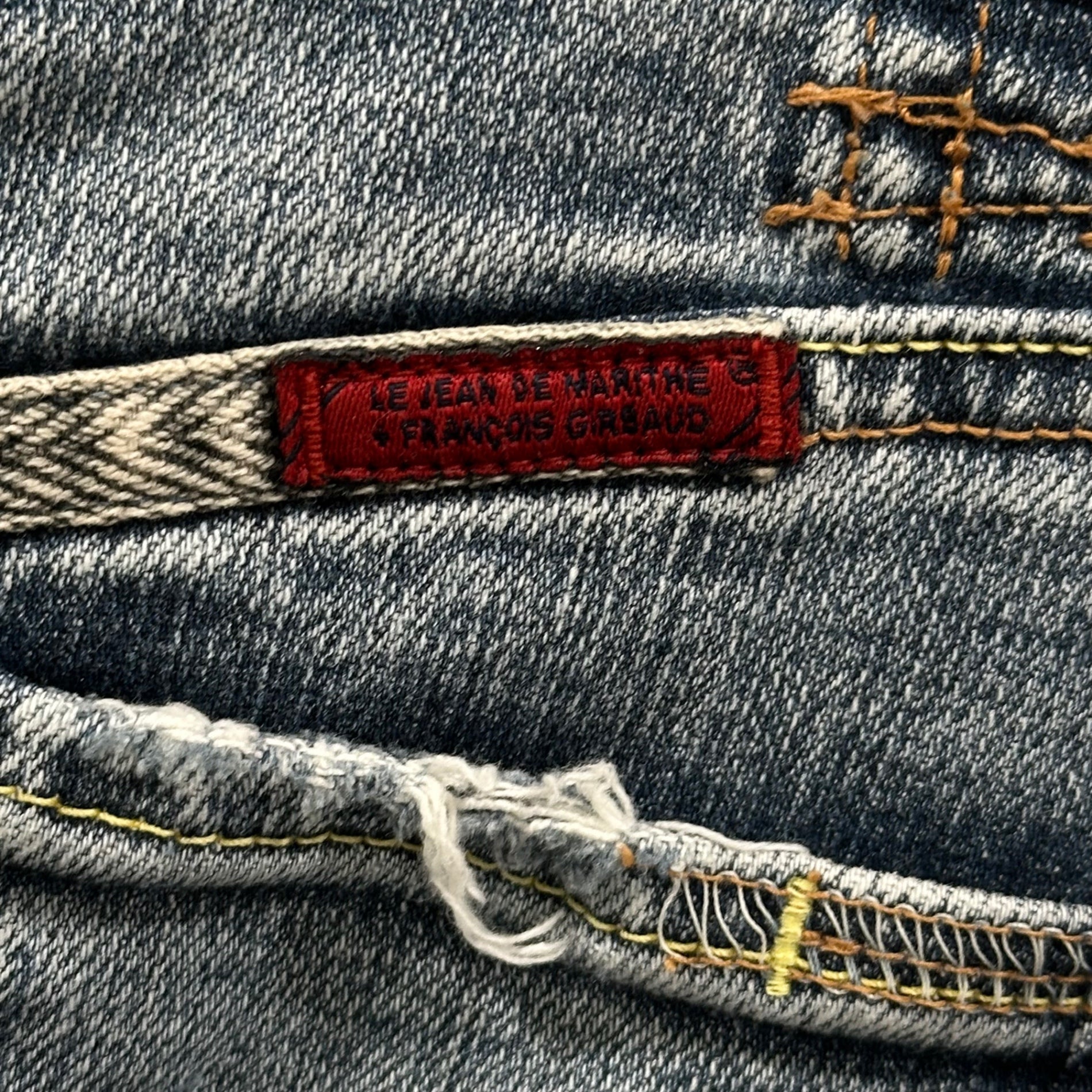 MARITHE FRANCOIS GIRBAUD(マリテフランソワジルボー) 00's Redesigned Denim Mini Skirt 再構築 デニム ミニ スカート F6-3014 SS インディゴ Y2K