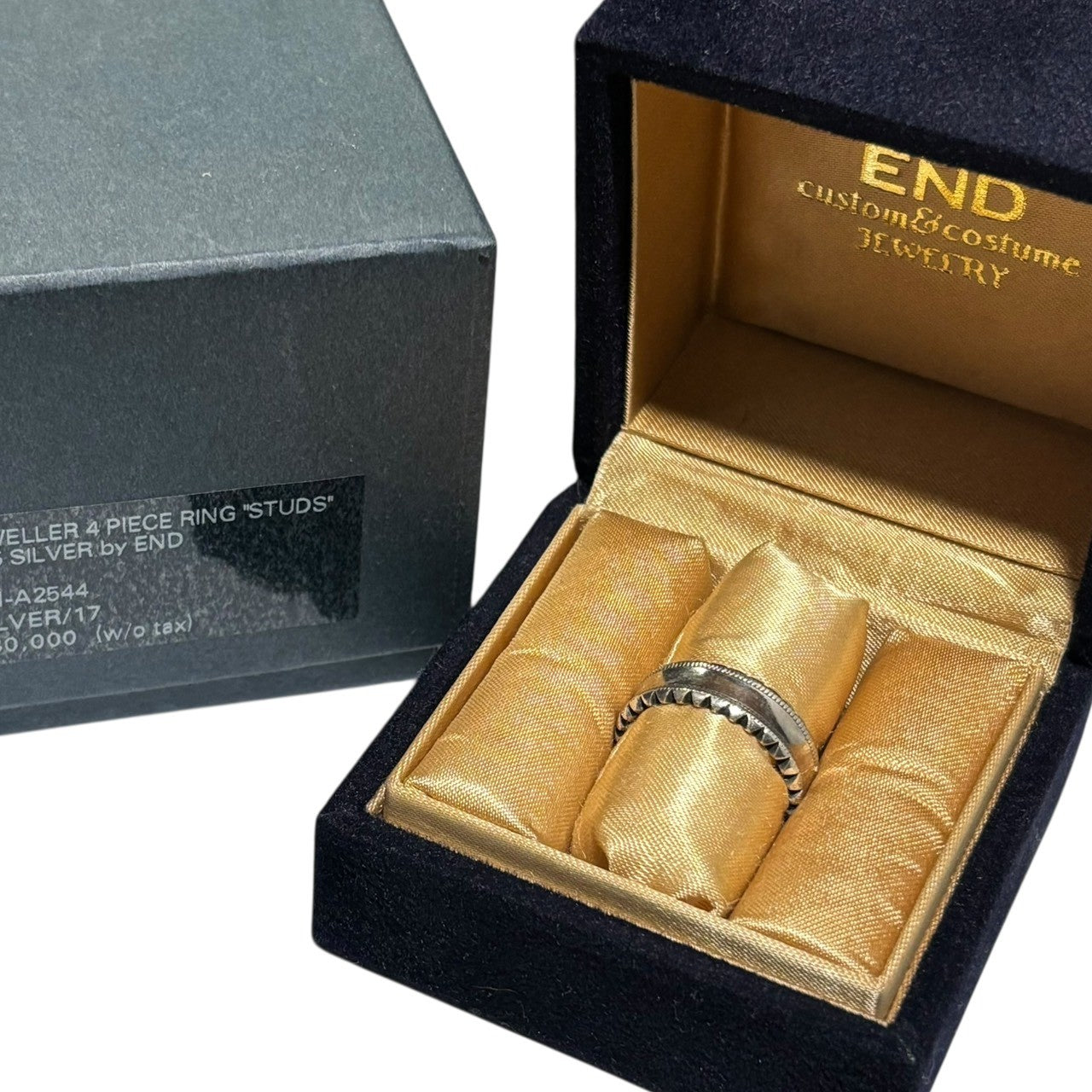 nonnative × END(ノンネイティブ × エンド) STUDS RING スタッズ リング NN-A2544 シルバー