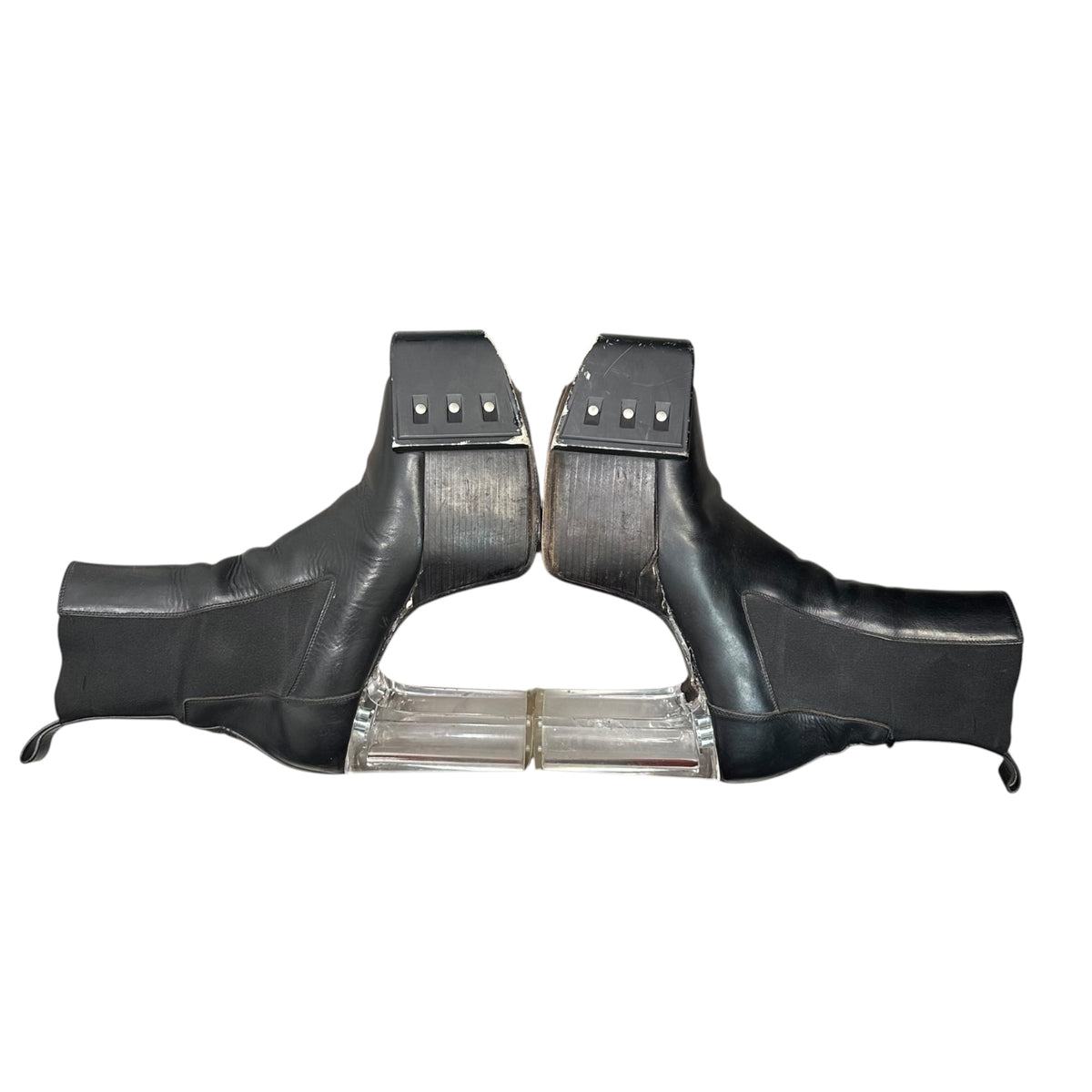 Rick Owens(リックオウエンス) GRILL KISS BOOTS グリル キスブーツ RU02A5825 43 ブラック