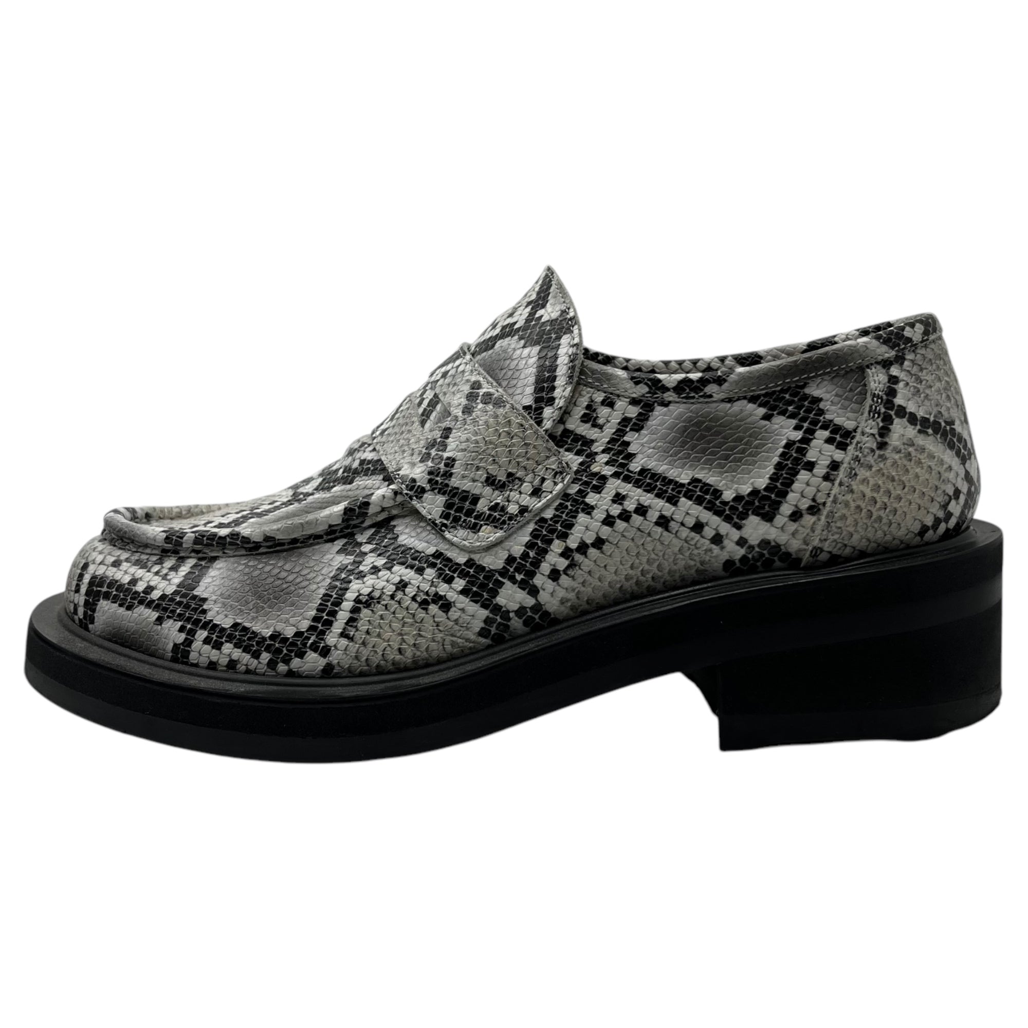 Jieda(ジエダ) 20AW Python loafers 20AW パイソン ローファー 43(27.5cm程度) グレー 箱付