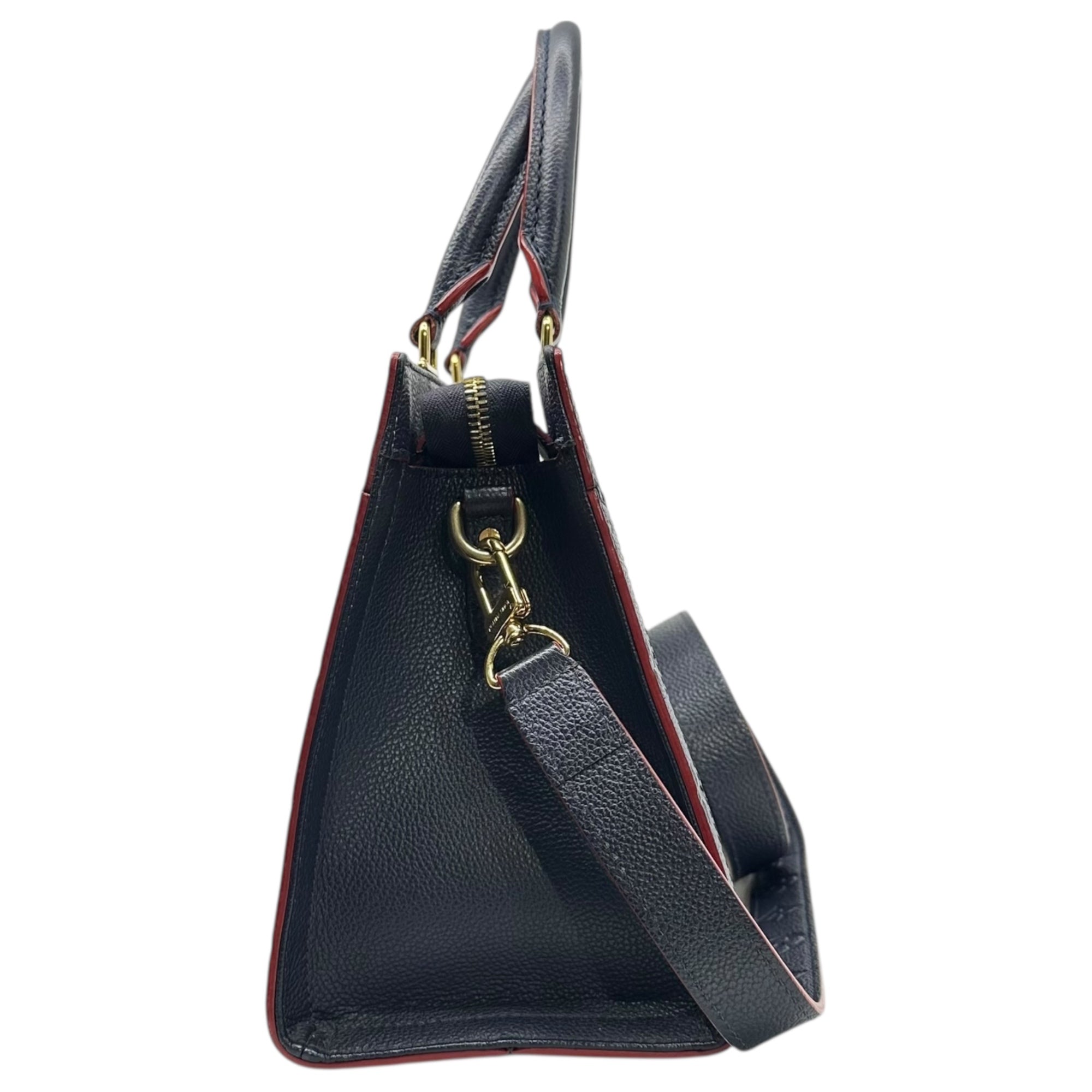 LOUIS VUITTON(ルイヴィトン) スリー PM モノグラム アンプラント マリーヌルージュ M54195 ネイビー×レッド TR3139 2WAY ショルダーバッグ