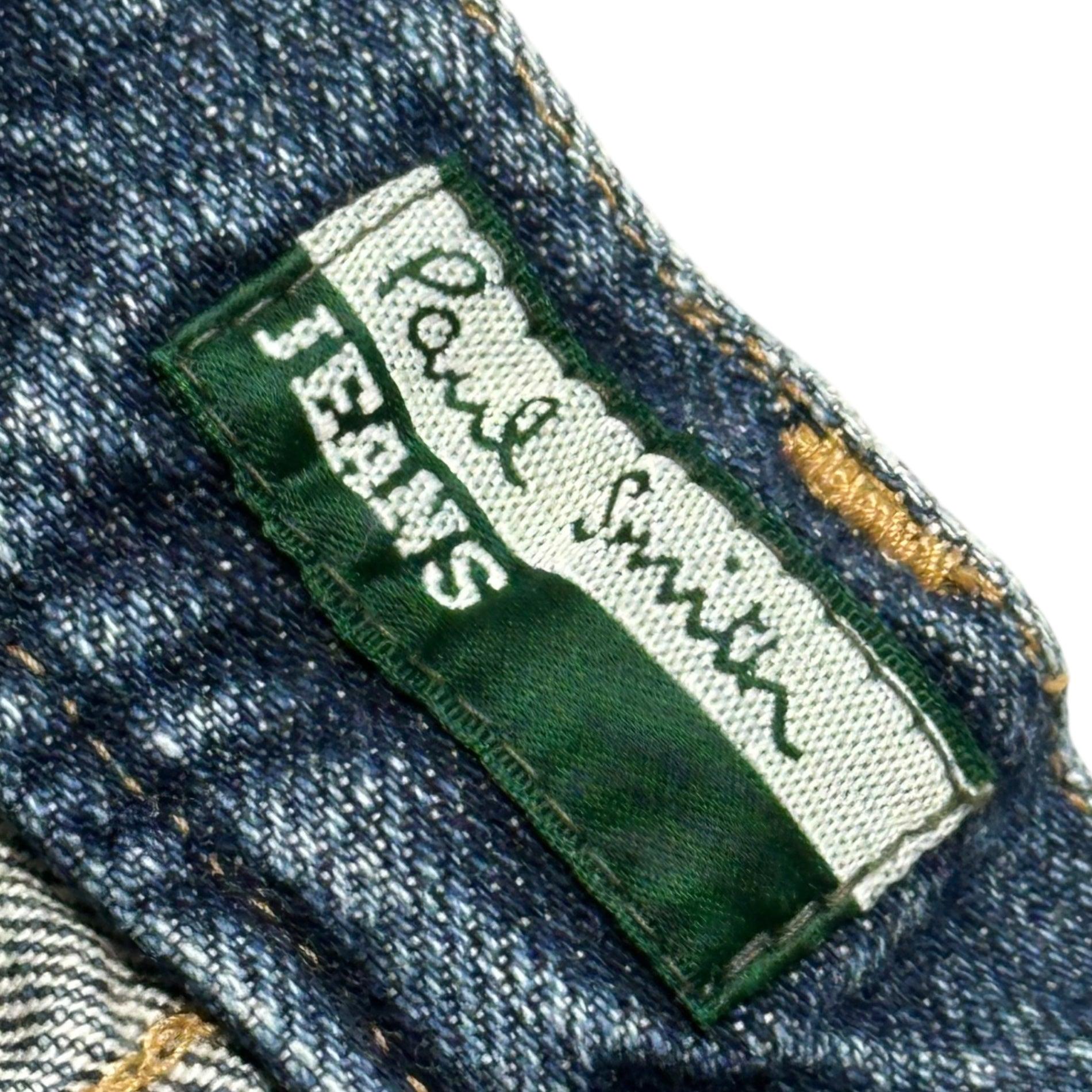 Paul Smith JEANS(ポールスミスジーンズ) 00's Logo Print Semi-Flared Denim Pants ロゴ プリント セミフレア デニム パンツ 34 ライトインディゴ Y2K