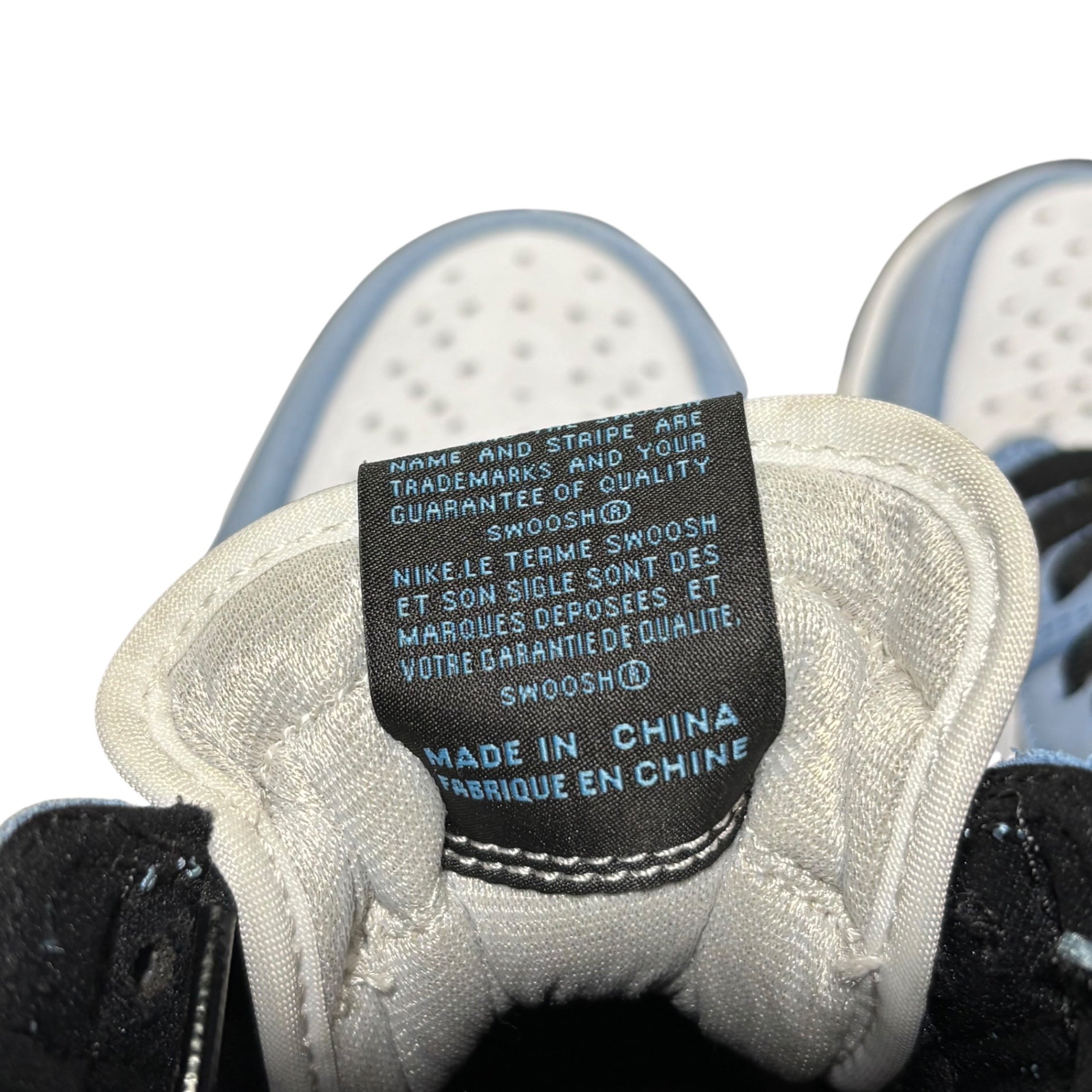 NIKE(ナイキ) Air Jordan 1 High OG "University Blue" エアジョーダン1 ハイ OG ユニバーシティブルー 555088-134 27.5cm スカイブルー×ホワイト ハイカット スニーカー