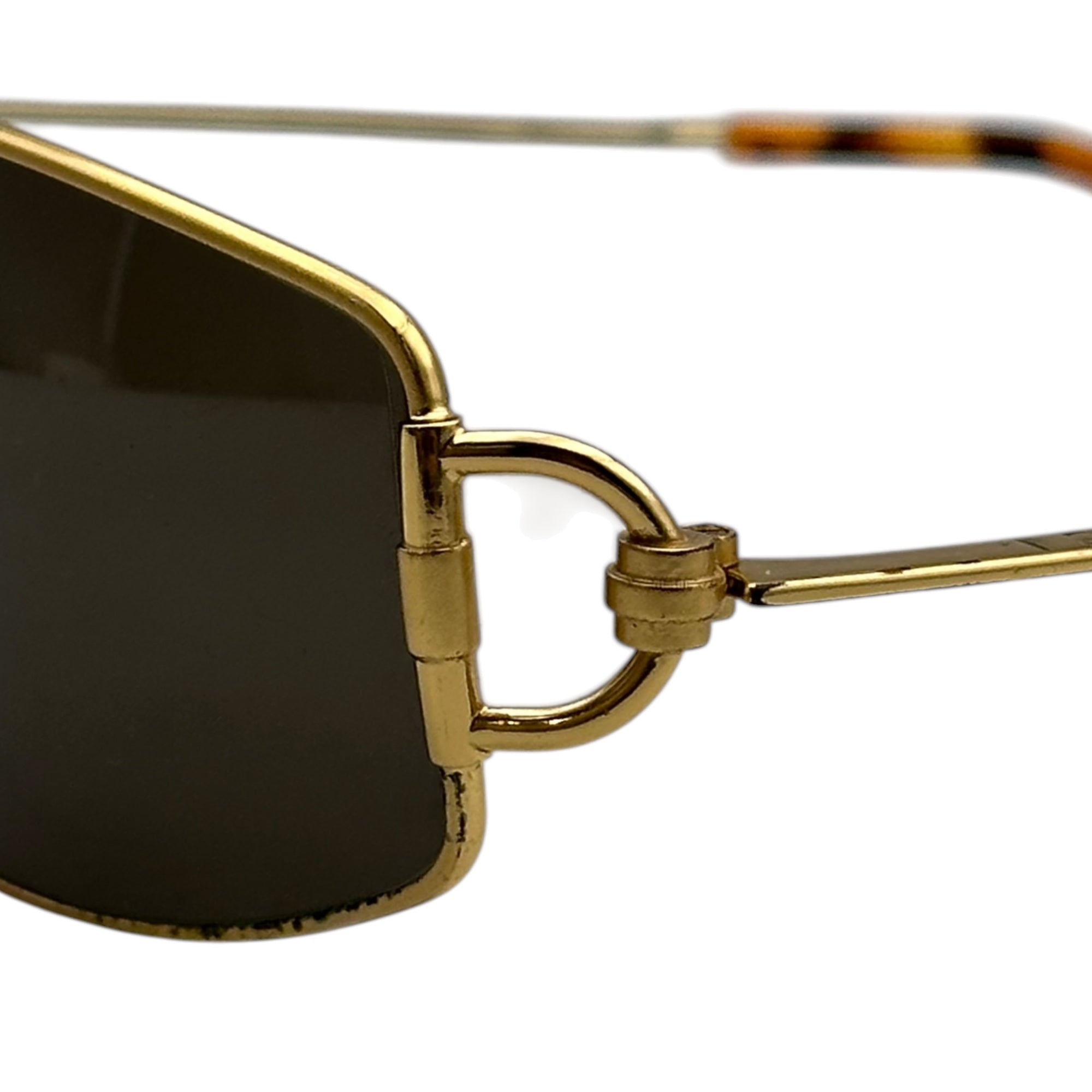 GUCCI(グッチ) Metal-Frame Sunglasses メタル フレーム サングラス GG 2601/S ゴールド×ブラック