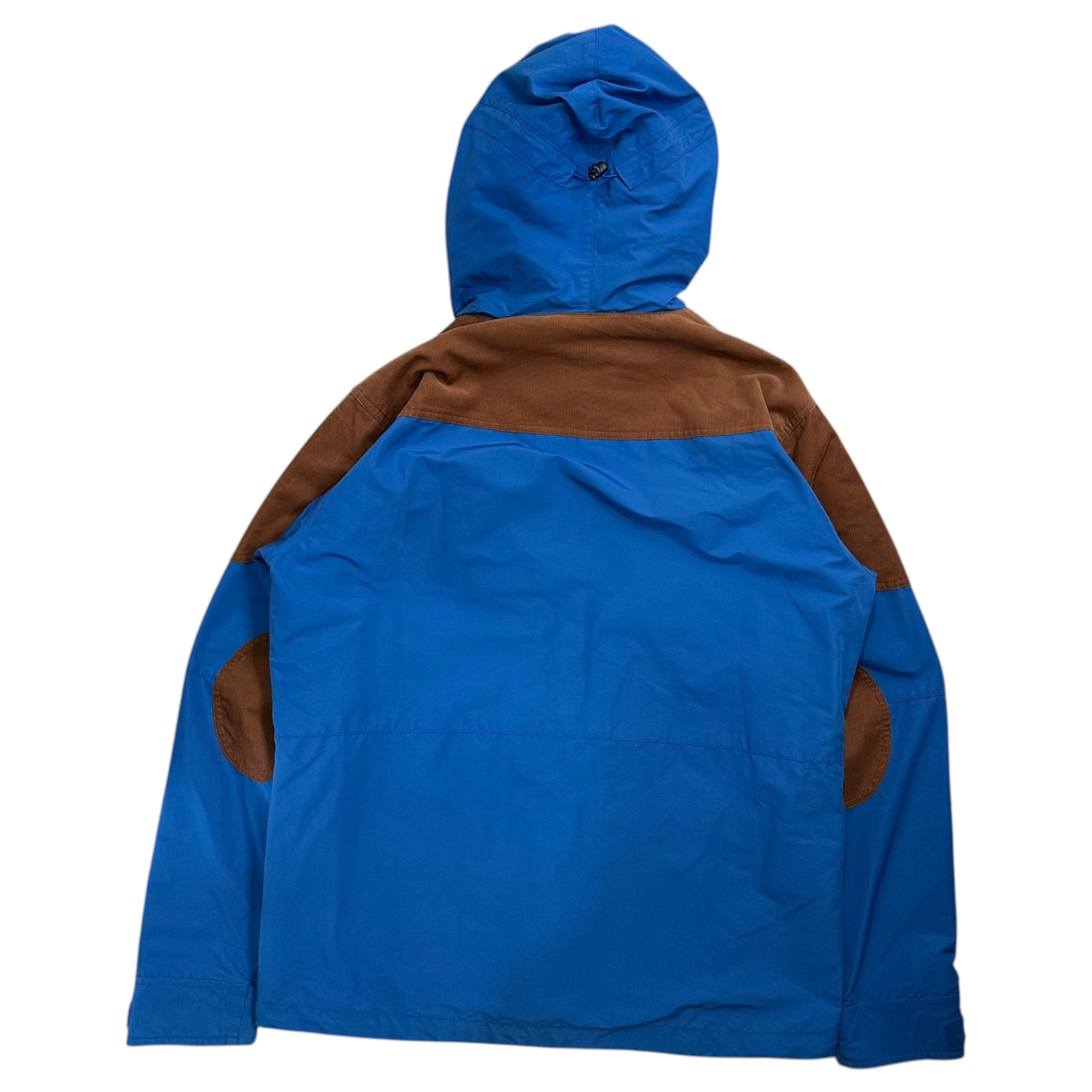 F.C.Real Bristol FCRB(エフシーレアルブリストル) 60/40 Corduroy Panel Mountain Parka コーデュロイ 切替 マウンテンパーカー 615020-479 XL ブルー×ブラウン ジャケット