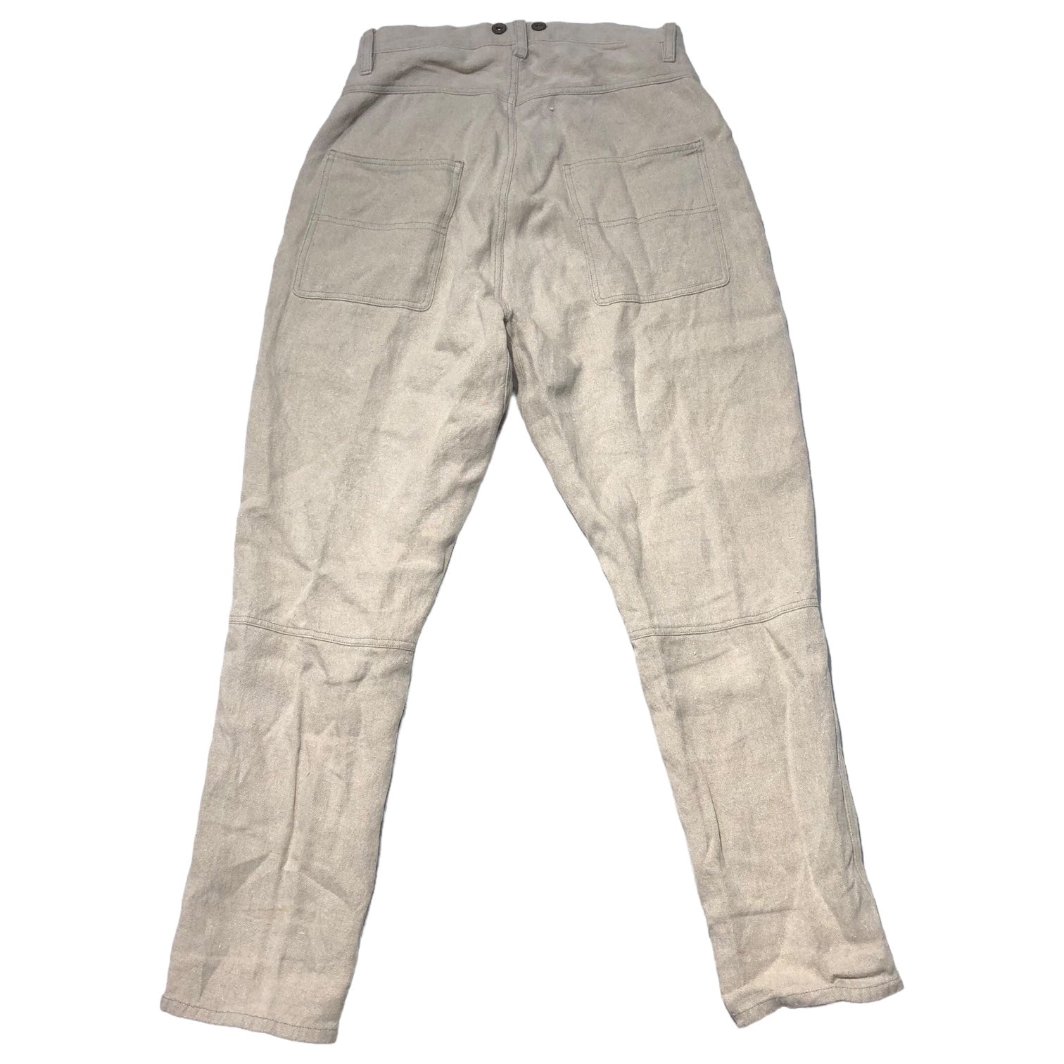 Vlas Blomme(ヴラスブラム) linen pants コルト パンツ コルトレイクリネン 133041 1(S) ベージュ