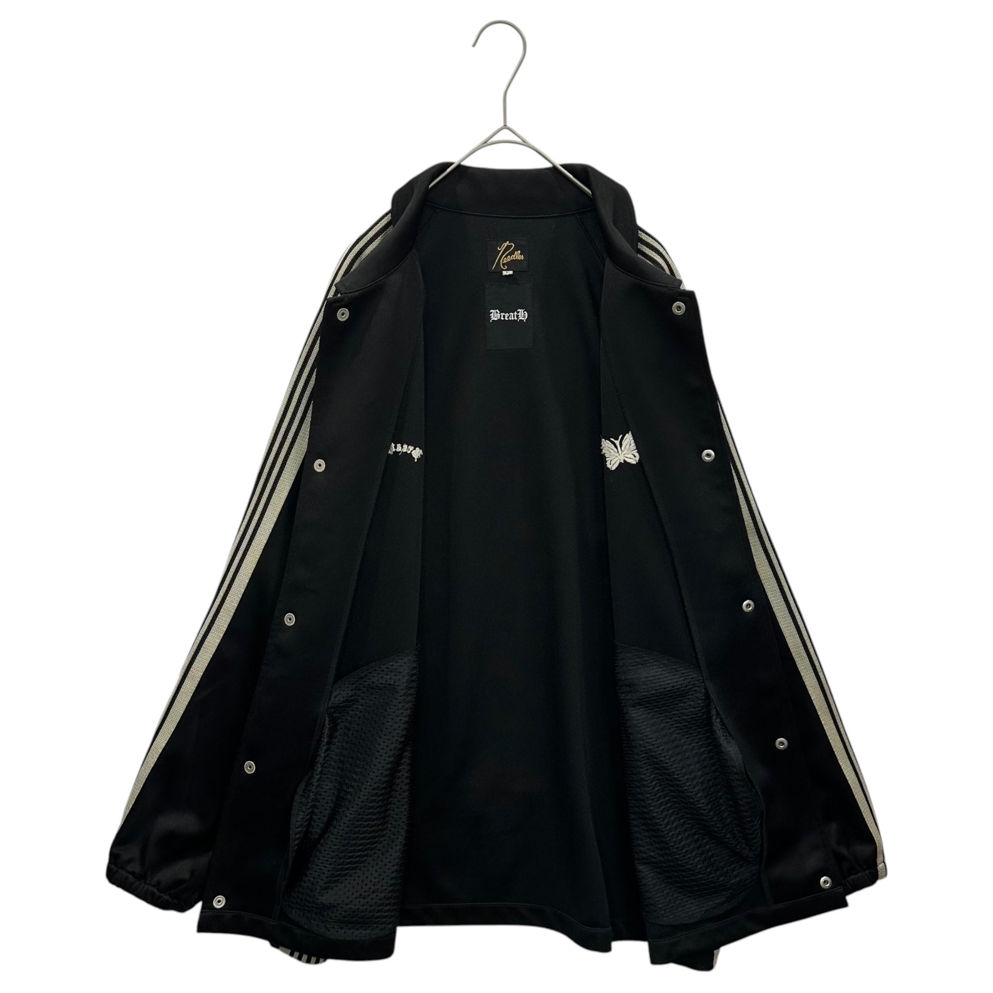 NEEDLES×BREATH(ニードルズ×ブレス) 23AW COACH TRACK JACKET - POLY SMOOTH コーチ トラック ジャケット L ブラック