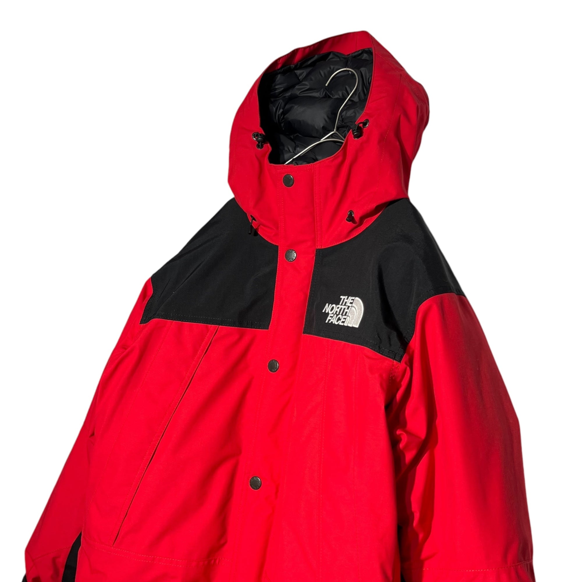 THE NORTH FACE(ノースフェイス) Mountain Down Jacket マウンテン ダウン ジャケット ND91930 M  レッド×ブラック マウンテンパーカー アウトドア