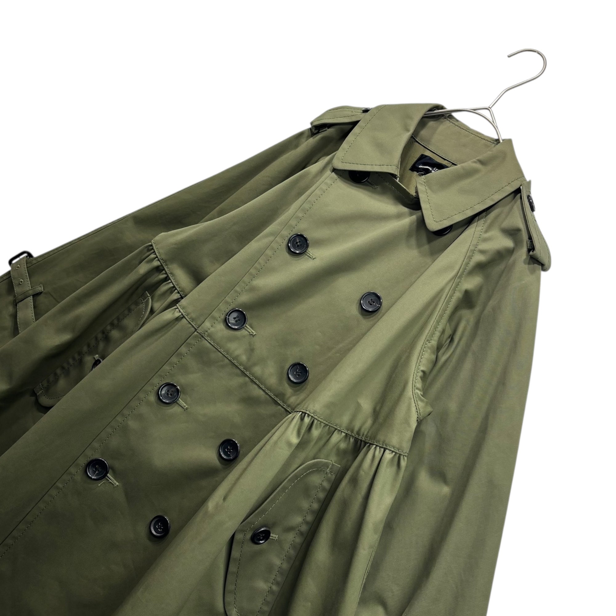tricot COMME des GARCONS(トリココムデギャルソン) 13AW Cotton Double Trench Coat コットン ダブル トレンチ コート TL-C003  M カーキ AD2013