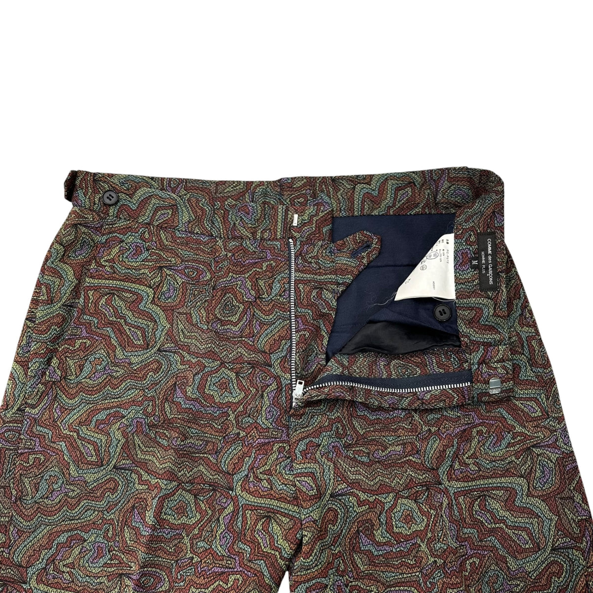 COMME des GARCONS HOMME PLUS(コムデギャルソンオムプリュス) 2001AW ”Looking at different world” Geometric pattern slacks サイケ期 幾何学模様 スラックス PC-P072 M マルチ AD2001 00's パンツ