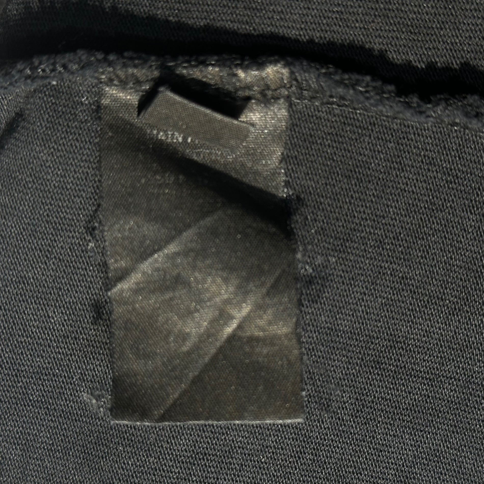 VETEMENTS(ヴェトモンベトモン) 21AW GOTHIC LOGO LONGSLEEVE ゴシック ロゴ 長袖 Tシャツ UA52TR590B M ブラック