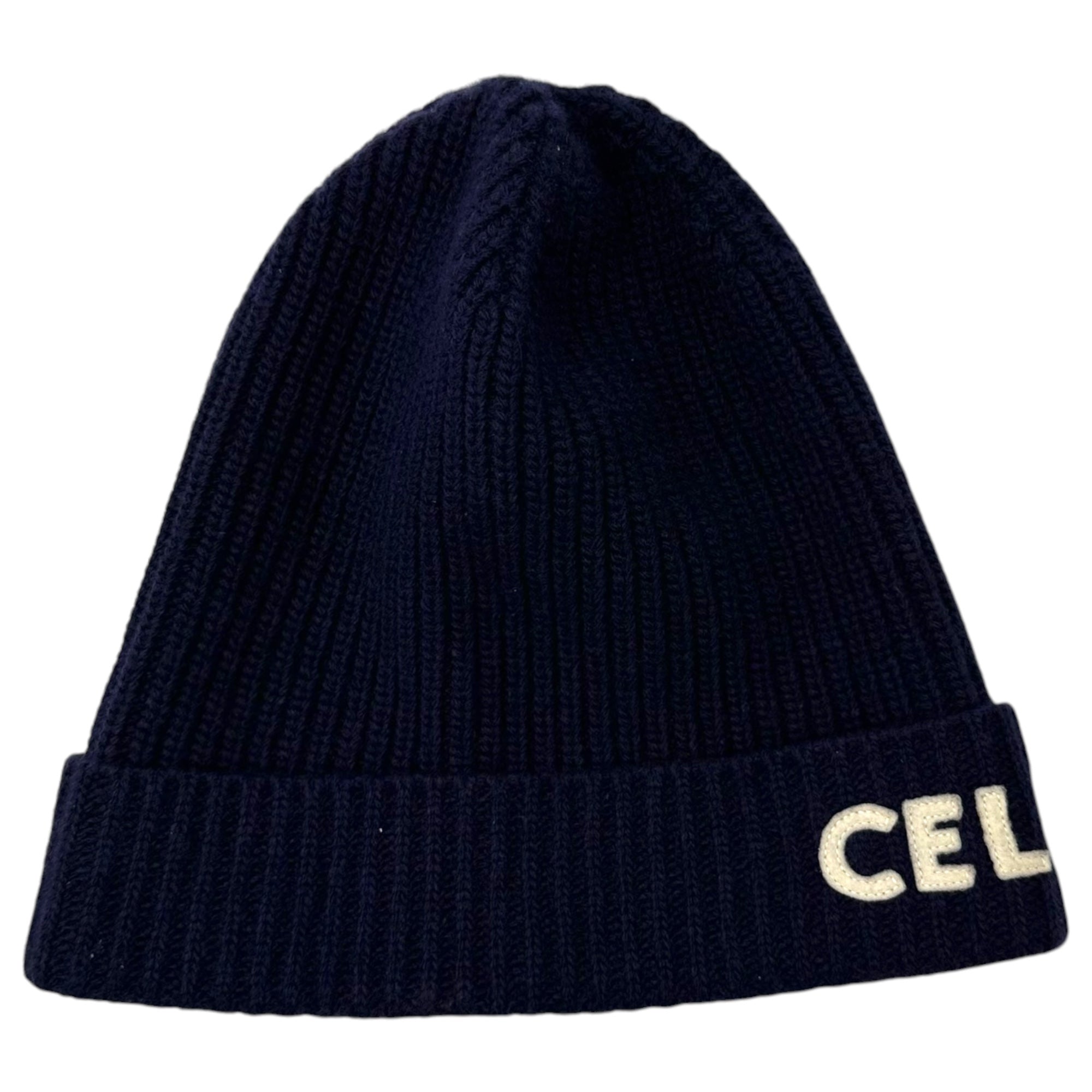 CELINE(セリーヌ) 2023AW By Hedi Slimane Logo Patch Beanie エディ期