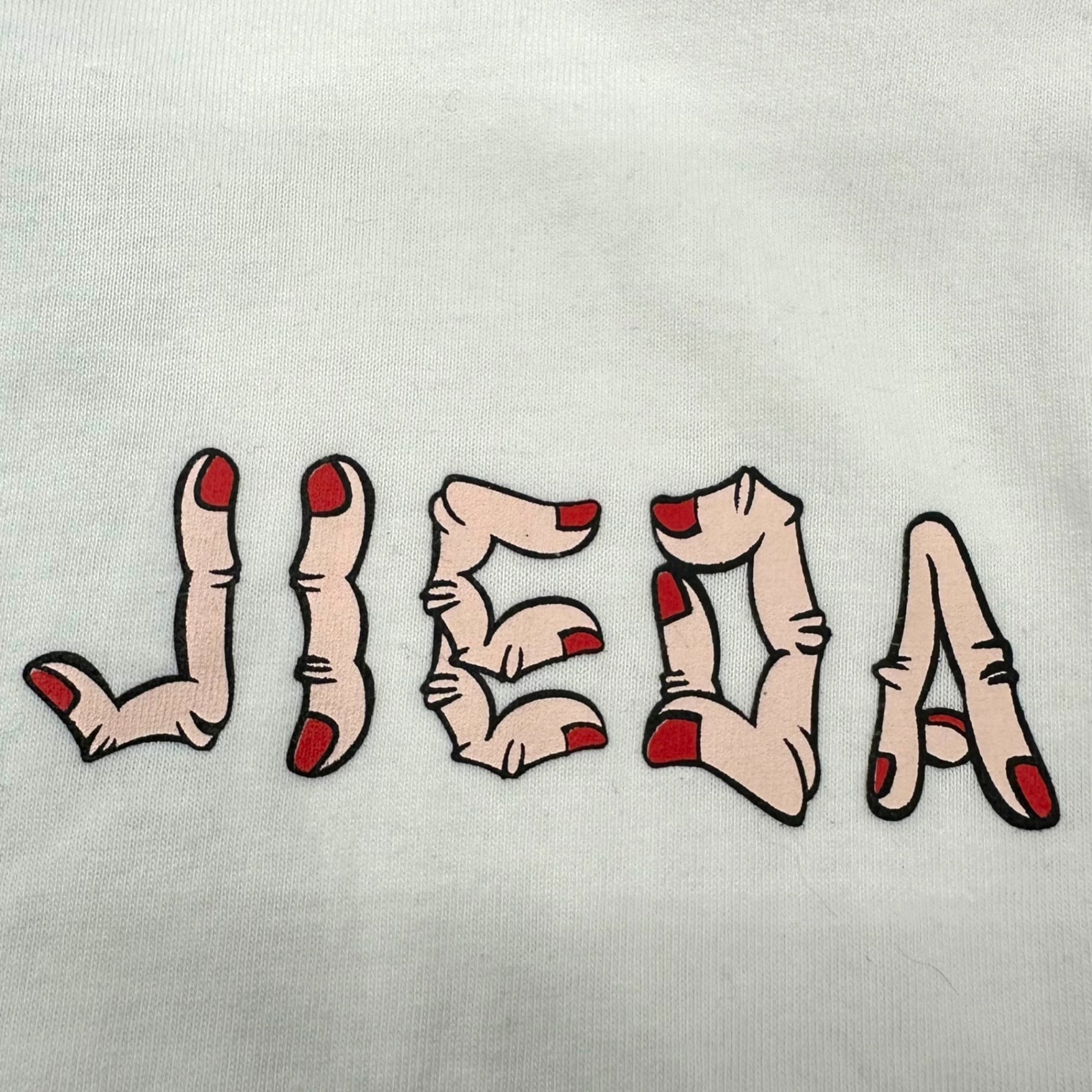 Jieda(ジエダ) COOKIE PRINT TEE ロゴ プリント 半袖 Tシャツ Jie-CK-CT01 L ホワイト