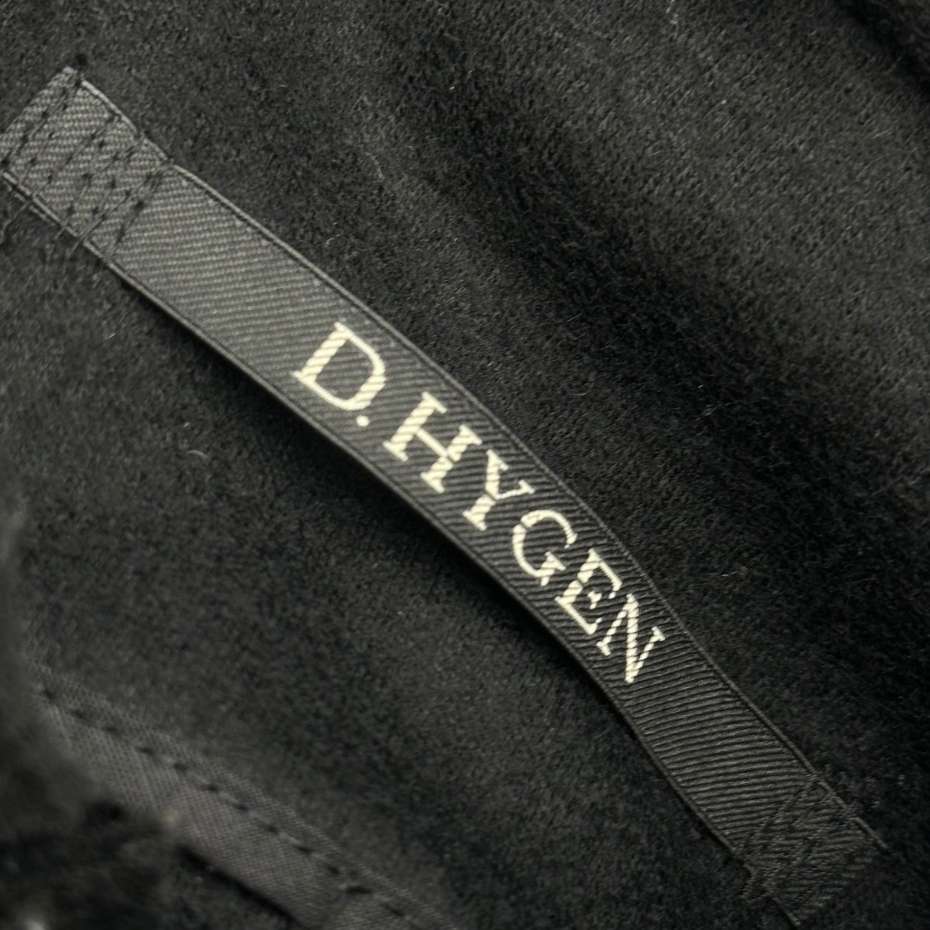 D.HYGEN(ディーハイゲン) 18AW CK-Super 100S Wool Smooth Tailored Long Cardigan ウール スムース テーラー ロング カーディガン ST101-0128A 1 ブラック ジャケット